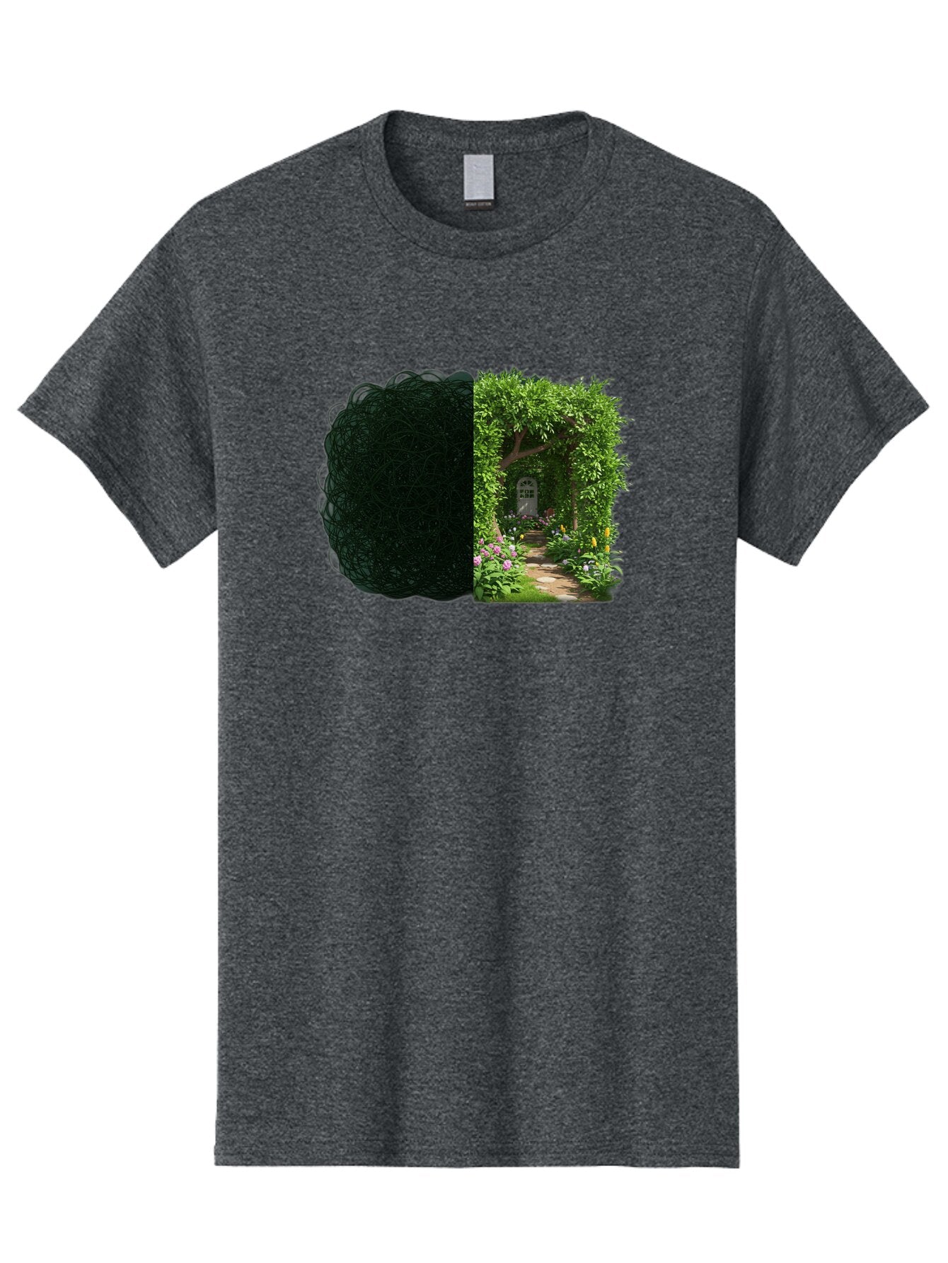 Garden-Pathway Men'S Graphic Tee, 100% Cotton, Comfortable Casual Summer Wear, Machine Washable, Vintage Camera, Old Camera, Antique Camera, Black Camera, Classic Photography, Photography Equipment, Nostalgic Device, Film Camera, Camera Art Bao467 5