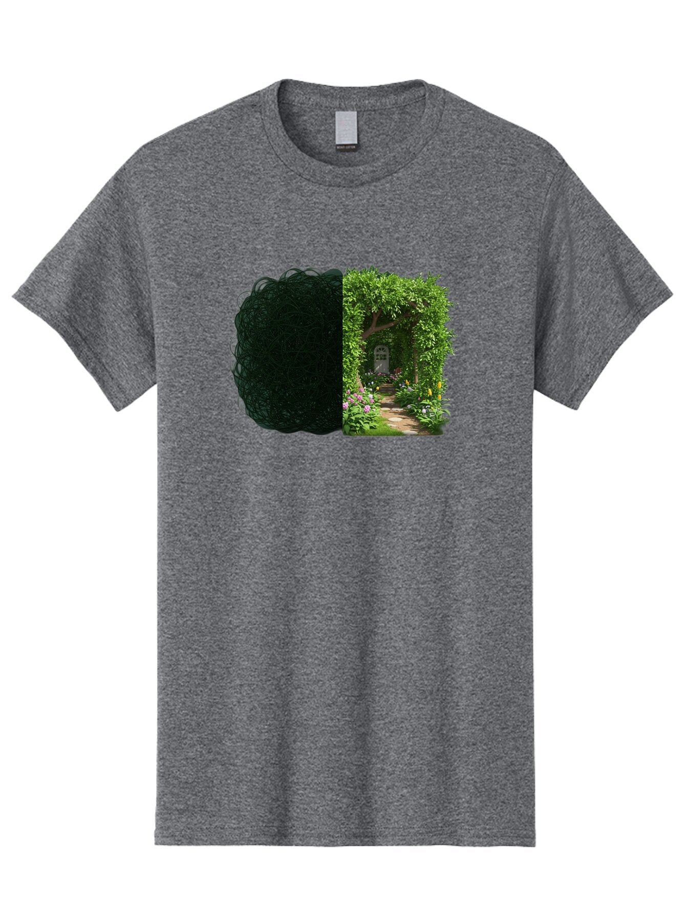 Garden-Pathway Men'S Graphic Tee, 100% Cotton, Comfortable Casual Summer Wear, Machine Washable, Vintage Camera, Old Camera, Antique Camera, Black Camera, Classic Photography, Photography Equipment, Nostalgic Device, Film Camera, Camera Art Bao467