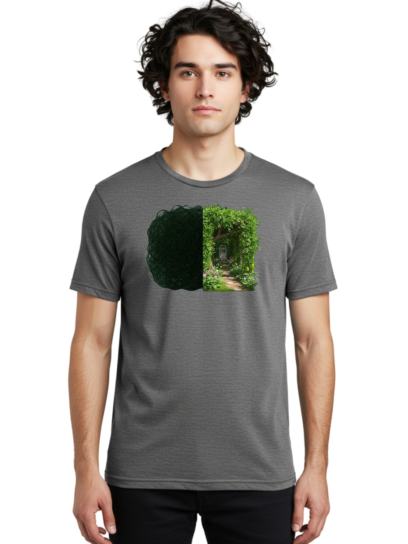 Garden-Pathway Men'S Graphic Tee, 100% Cotton, Comfortable Casual Summer Wear, Machine Washable, Vintage Camera, Old Camera, Antique Camera, Black Camera, Classic Photography, Photography Equipment, Nostalgic Device, Film Camera, Camera Art Bao467 21