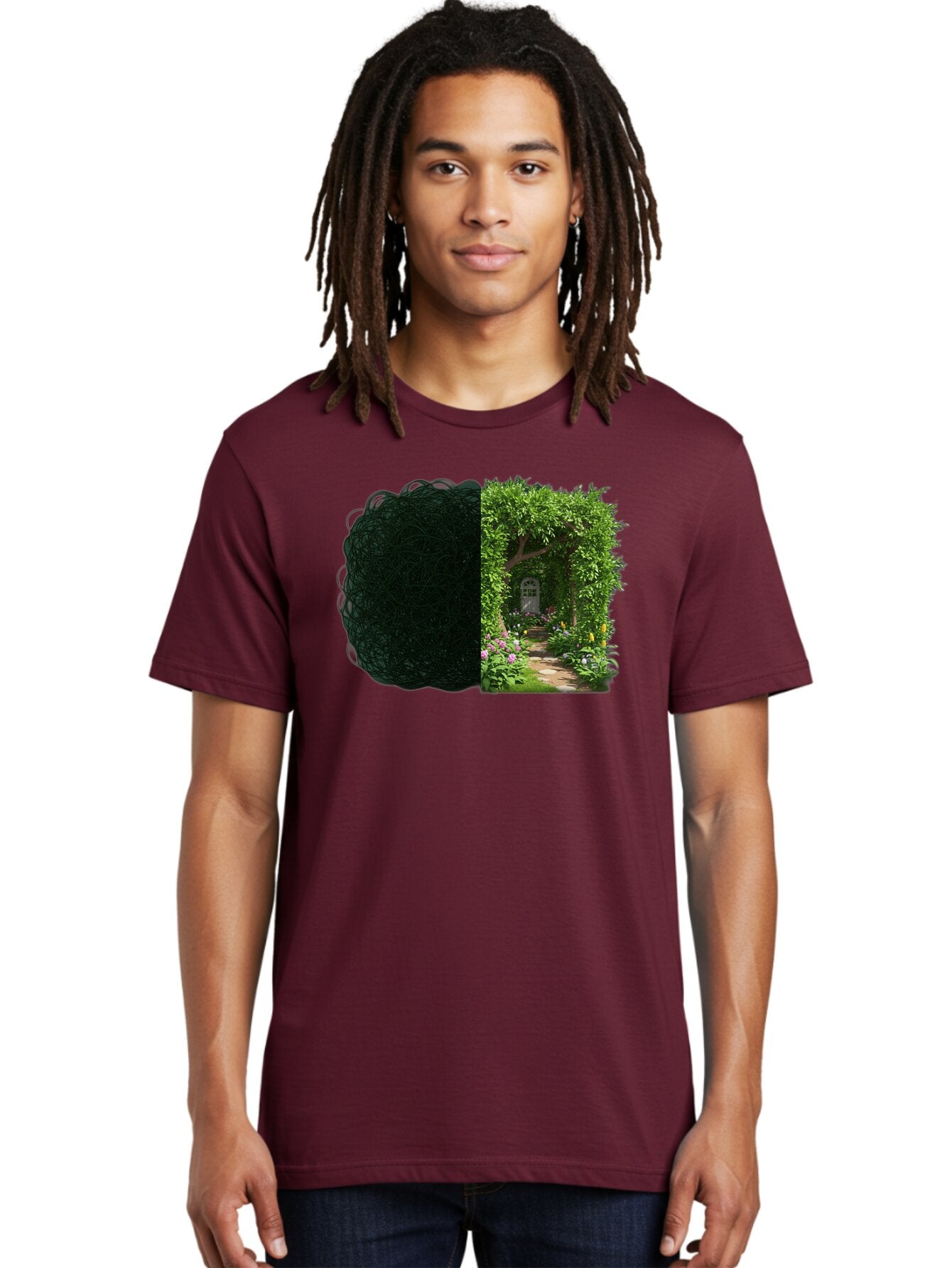 Garden-Pathway Men'S Graphic Tee, 100% Cotton, Comfortable Casual Summer Wear, Machine Washable, Vintage Camera, Old Camera, Antique Camera, Black Camera, Classic Photography, Photography Equipment, Nostalgic Device, Film Camera, Camera Art Bao467 16