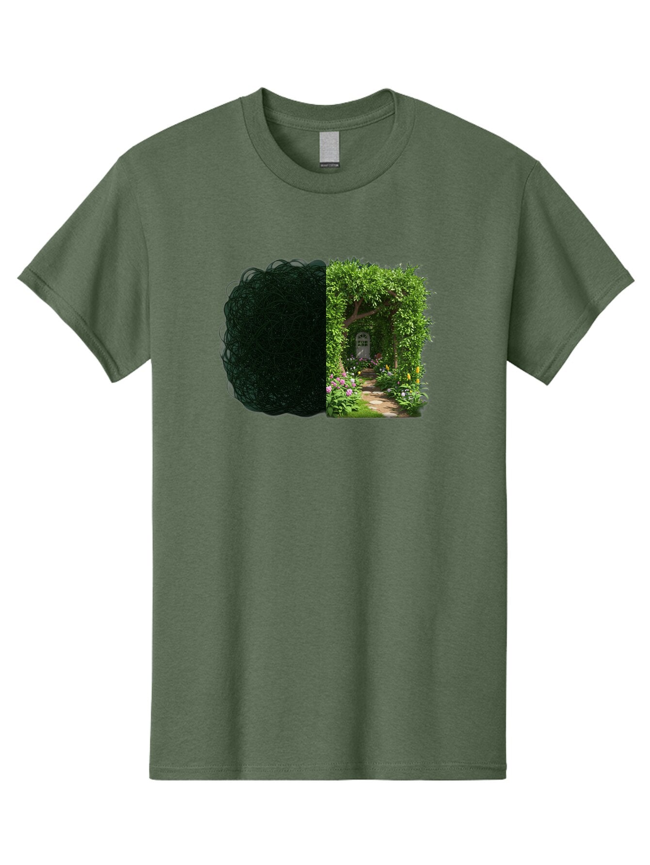 Garden-Pathway Men'S Graphic Tee, 100% Cotton, Comfortable Casual Summer Wear, Machine Washable, Vintage Camera, Old Camera, Antique Camera, Black Camera, Classic Photography, Photography Equipment, Nostalgic Device, Film Camera, Camera Art Bao467 12