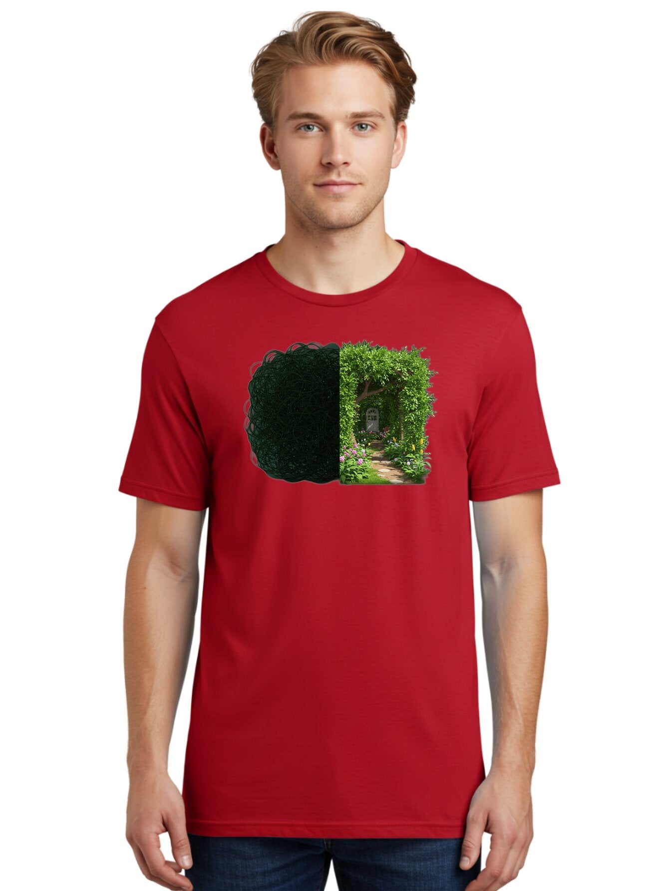 Garden-Pathway Men'S Graphic Tee, 100% Cotton, Comfortable Casual Summer Wear, Machine Washable, Vintage Camera, Old Camera, Antique Camera, Black Camera, Classic Photography, Photography Equipment, Nostalgic Device, Film Camera, Camera Art Bao467 26