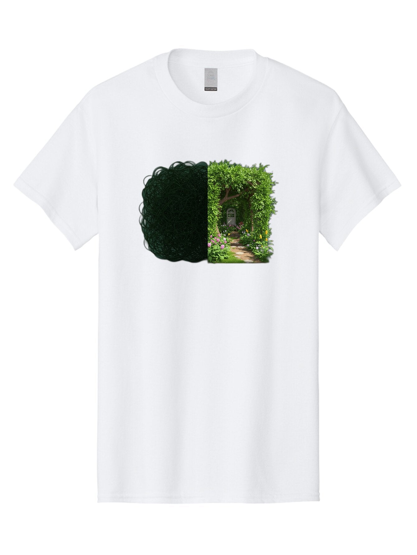 Garden-Pathway Men'S Graphic Tee, 100% Cotton, Comfortable Casual Summer Wear, Machine Washable, Vintage Camera, Old Camera, Antique Camera, Black Camera, Classic Photography, Photography Equipment, Nostalgic Device, Film Camera, Camera Art Bao467