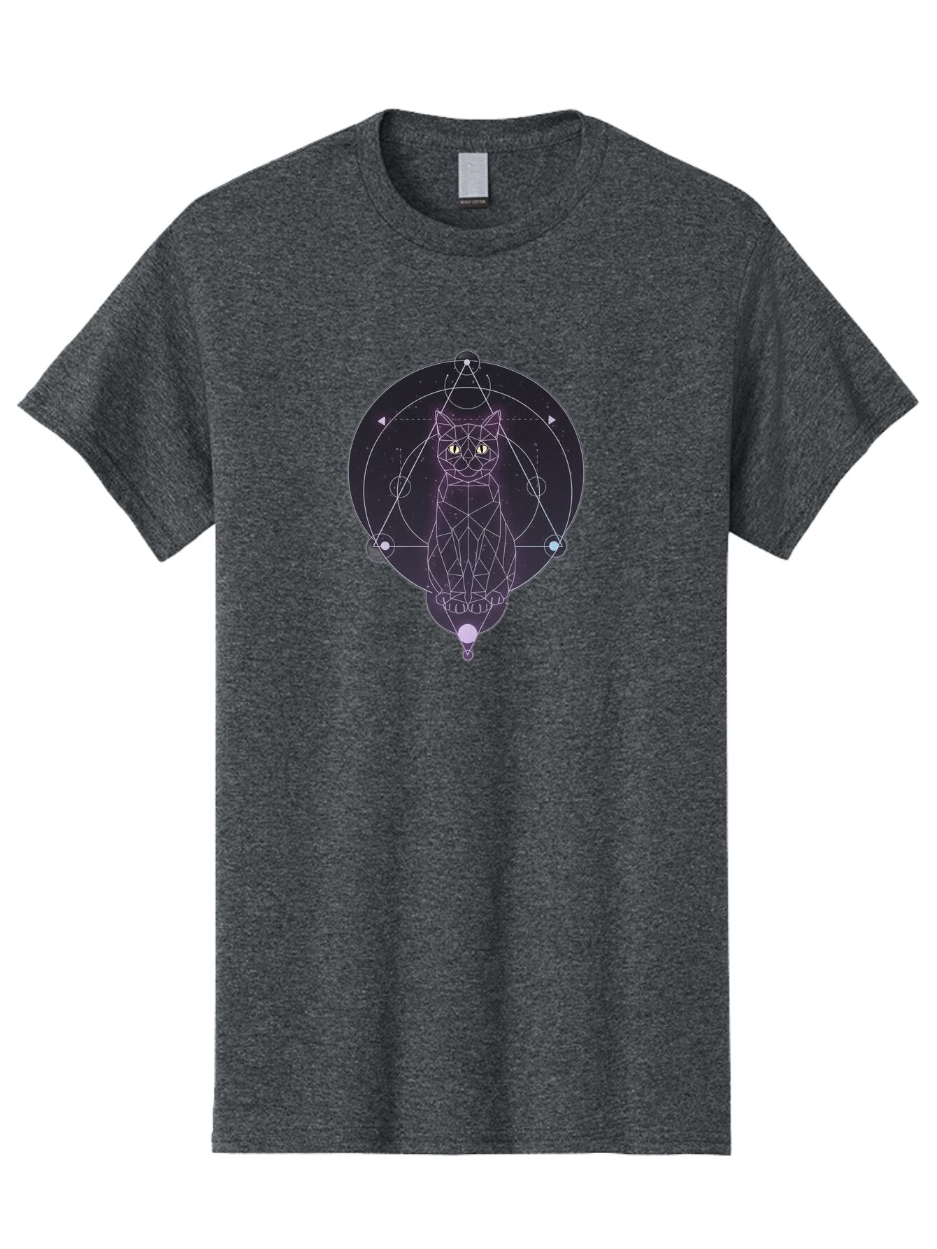 Geometric-Cat Men'S Graphic Tee, 100% Cotton, Comfortable Casual Summer Wear, Machine Washable, Vintage Camera, Old Camera, Antique Camera, Black Camera, Classic Photography, Photography Equipment, Nostalgic Device, Film Camera, Camera Art Bao469 5