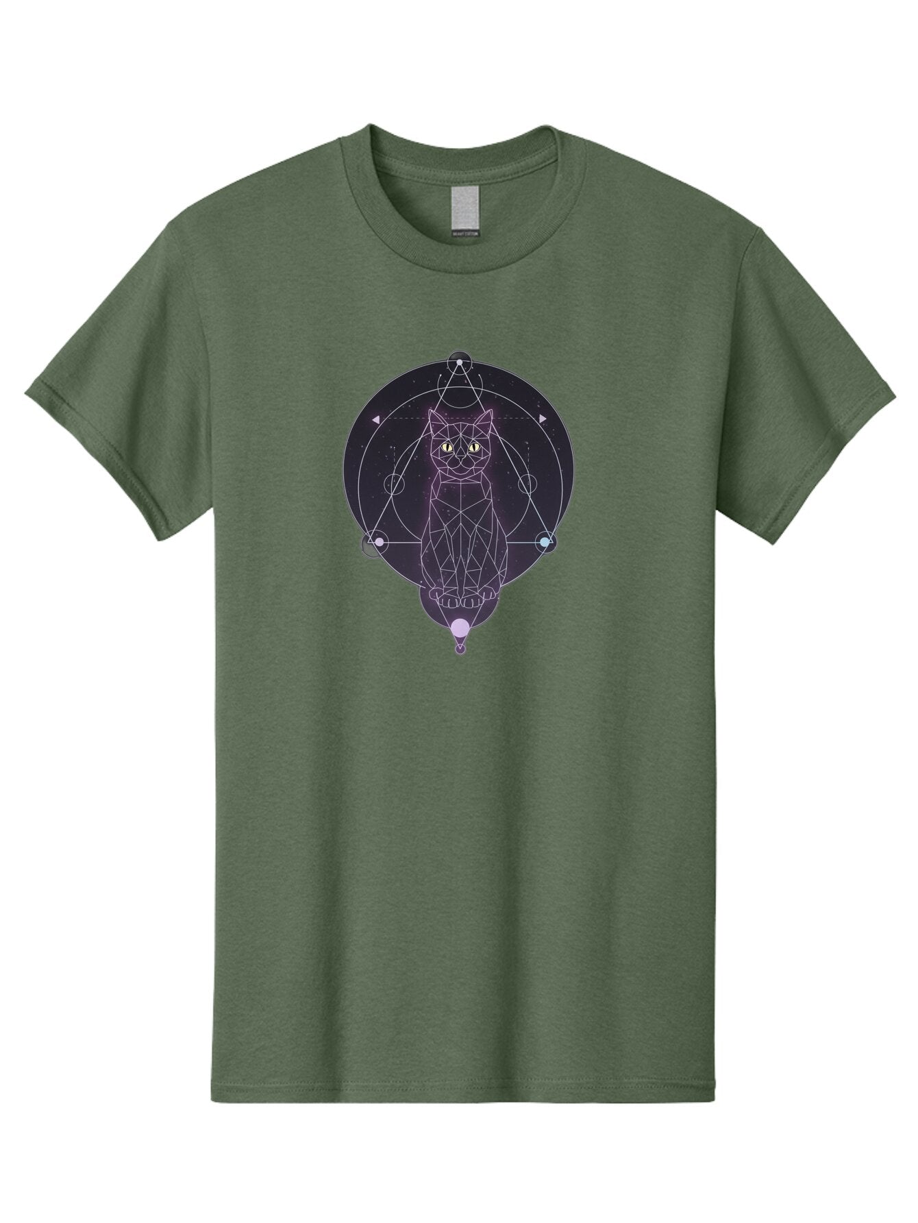 Geometric-Cat Men'S Graphic Tee, 100% Cotton, Comfortable Casual Summer Wear, Machine Washable, Vintage Camera, Old Camera, Antique Camera, Black Camera, Classic Photography, Photography Equipment, Nostalgic Device, Film Camera, Camera Art Bao469 9