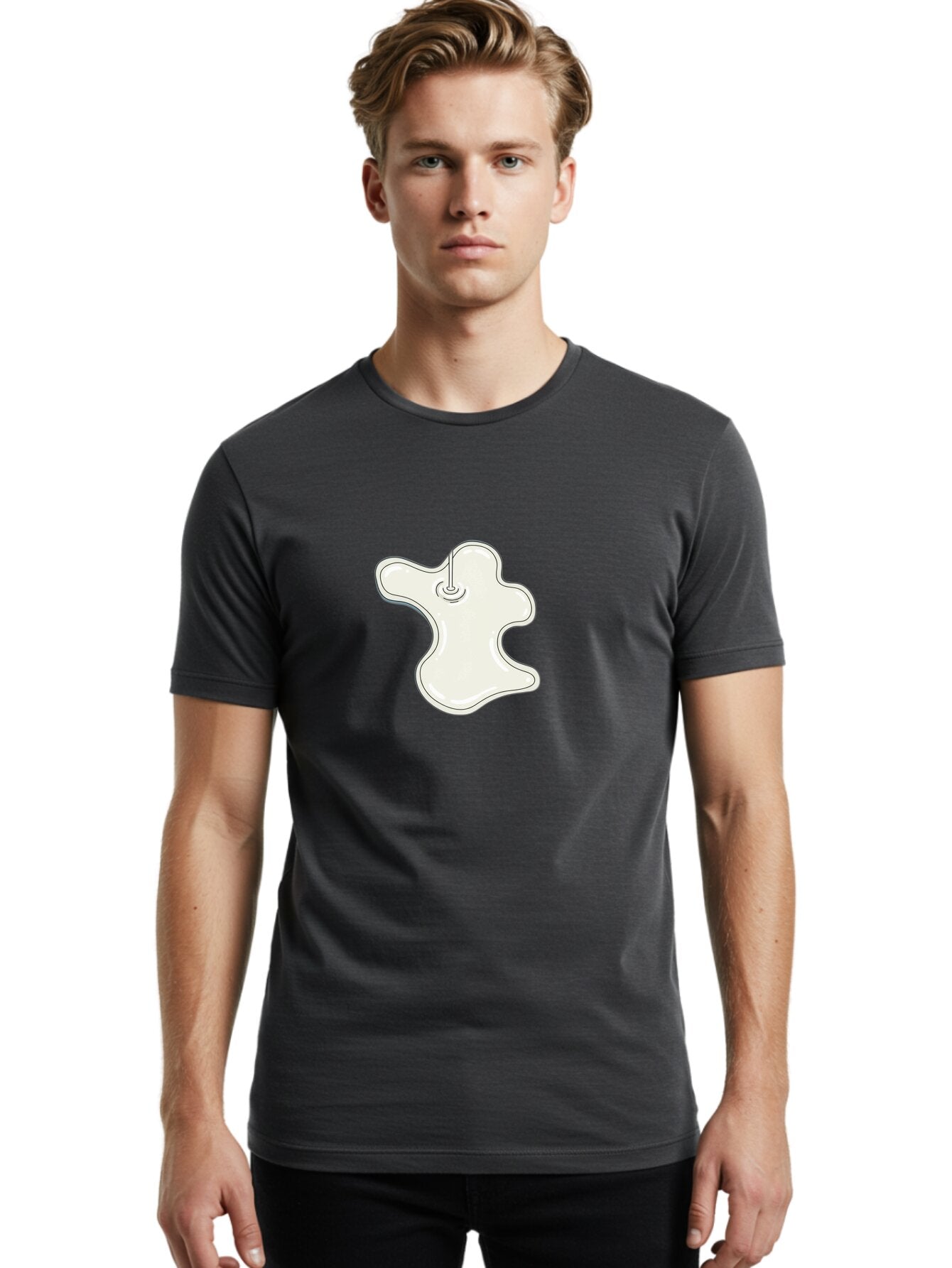 Ghost Men'S Graphic Tee, 100% Cotton, Comfortable Casual Summer Wear, Machine Washable, Vintage Camera, Old Camera, Antique Camera, Black Camera, Classic Photography, Photography Equipment, Nostalgic Device, Film Camera, Camera Art Bao471 27
