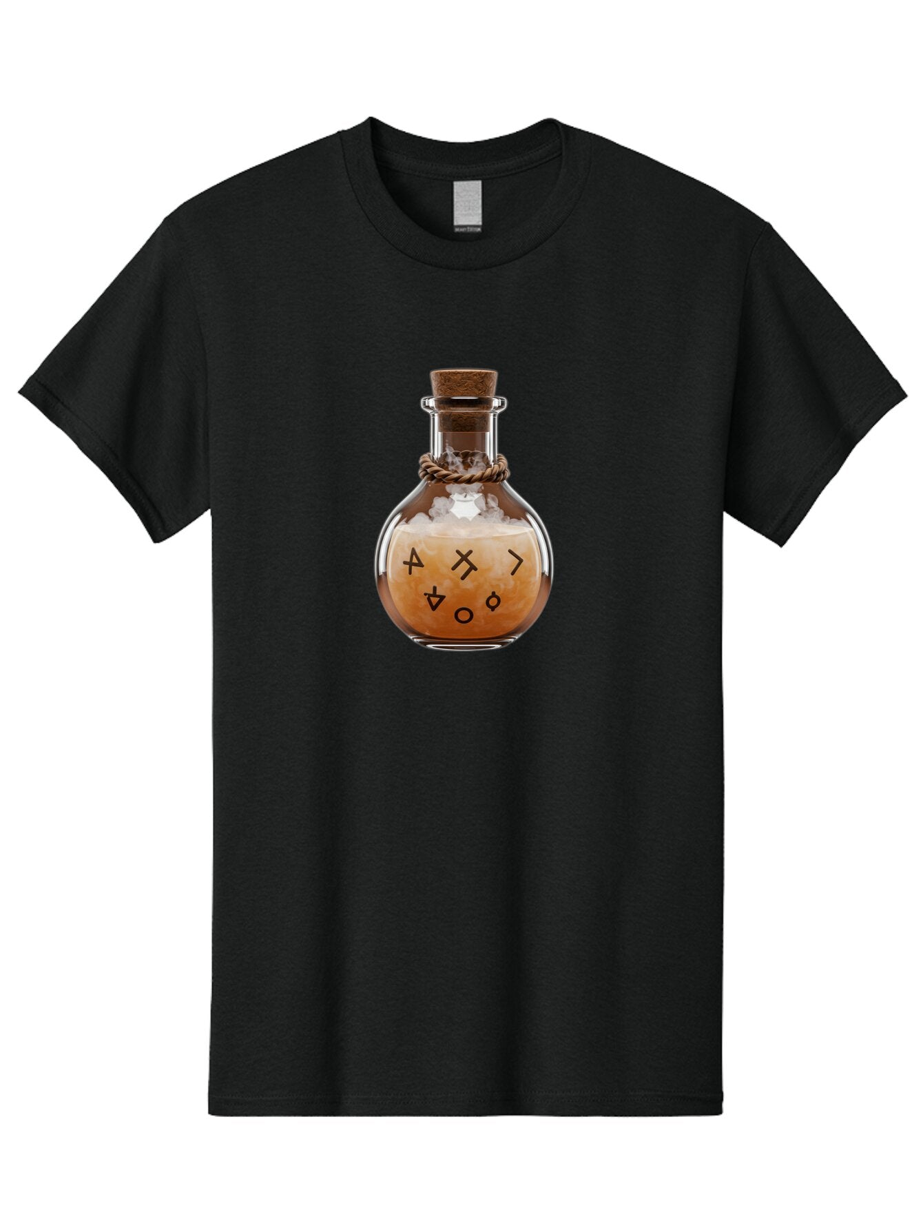 Glass-Bottle-With-Runes Men'S Graphic Tee, 100% Cotton, Comfortable Casual Summer Wear, Machine Washable, Vintage Camera, Old Camera, Antique Camera, Black Camera, Classic Photography, Photography Equipment, Nostalgic Device, Film Camera, Bao472