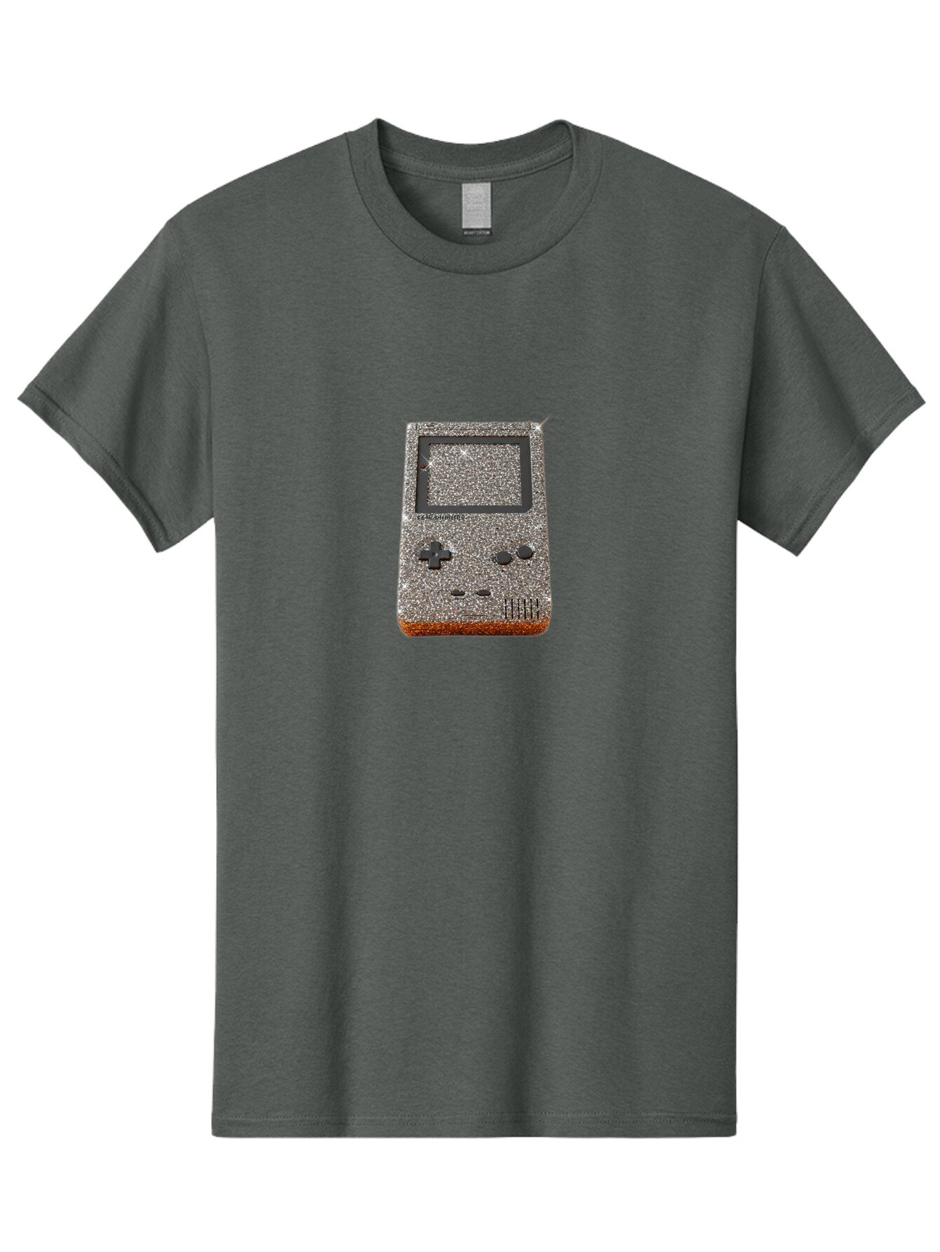 Glitch-Art-Gameboy Men'S Graphic Tee, 100% Cotton, Comfortable Casual Summer Wear, Machine Washable, Vintage Camera, Old Camera, Antique Camera, Black Camera, Classic Photography, Photography Equipment, Nostalgic Device, Film Camera, Bao482 14