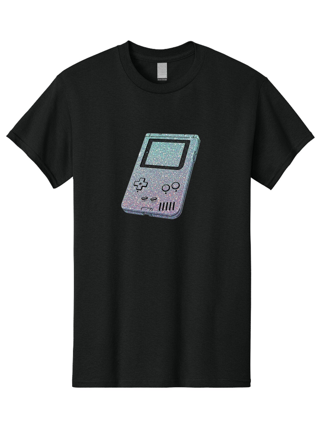 Glitter-Game-Boy Men'S Graphic Tee, 100% Cotton, Comfortable Casual Summer Wear, Machine Washable, Vintage Camera, Old Camera, Antique Camera, Black Camera, Classic Photography, Photography Equipment, Nostalgic Device, Film Camera, Camera Art Bao483 7