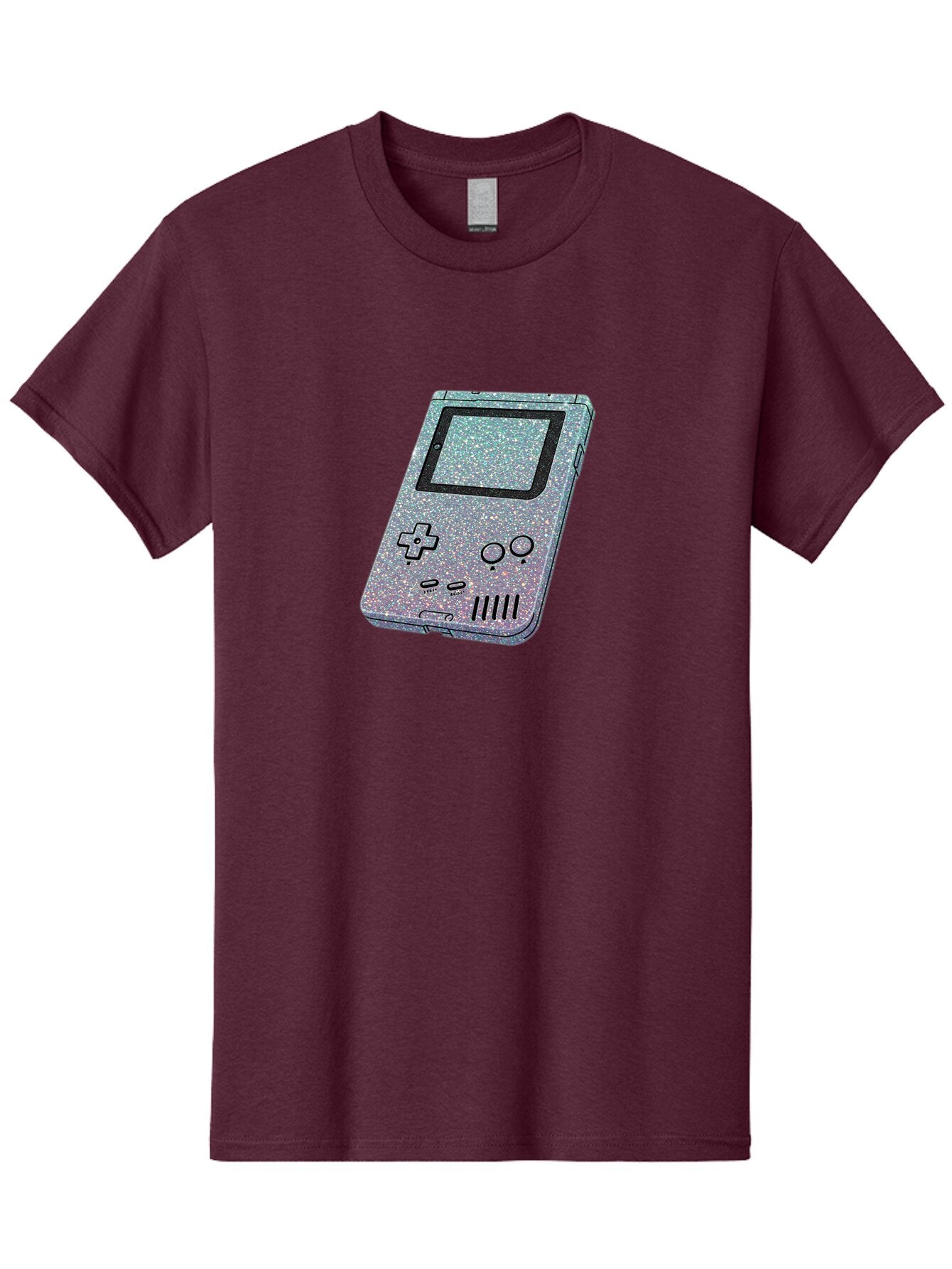 Glitter-Game-Boy Men'S Graphic Tee, 100% Cotton, Comfortable Casual Summer Wear, Machine Washable, Vintage Camera, Old Camera, Antique Camera, Black Camera, Classic Photography, Photography Equipment, Nostalgic Device, Film Camera, Camera Art Bao483 4