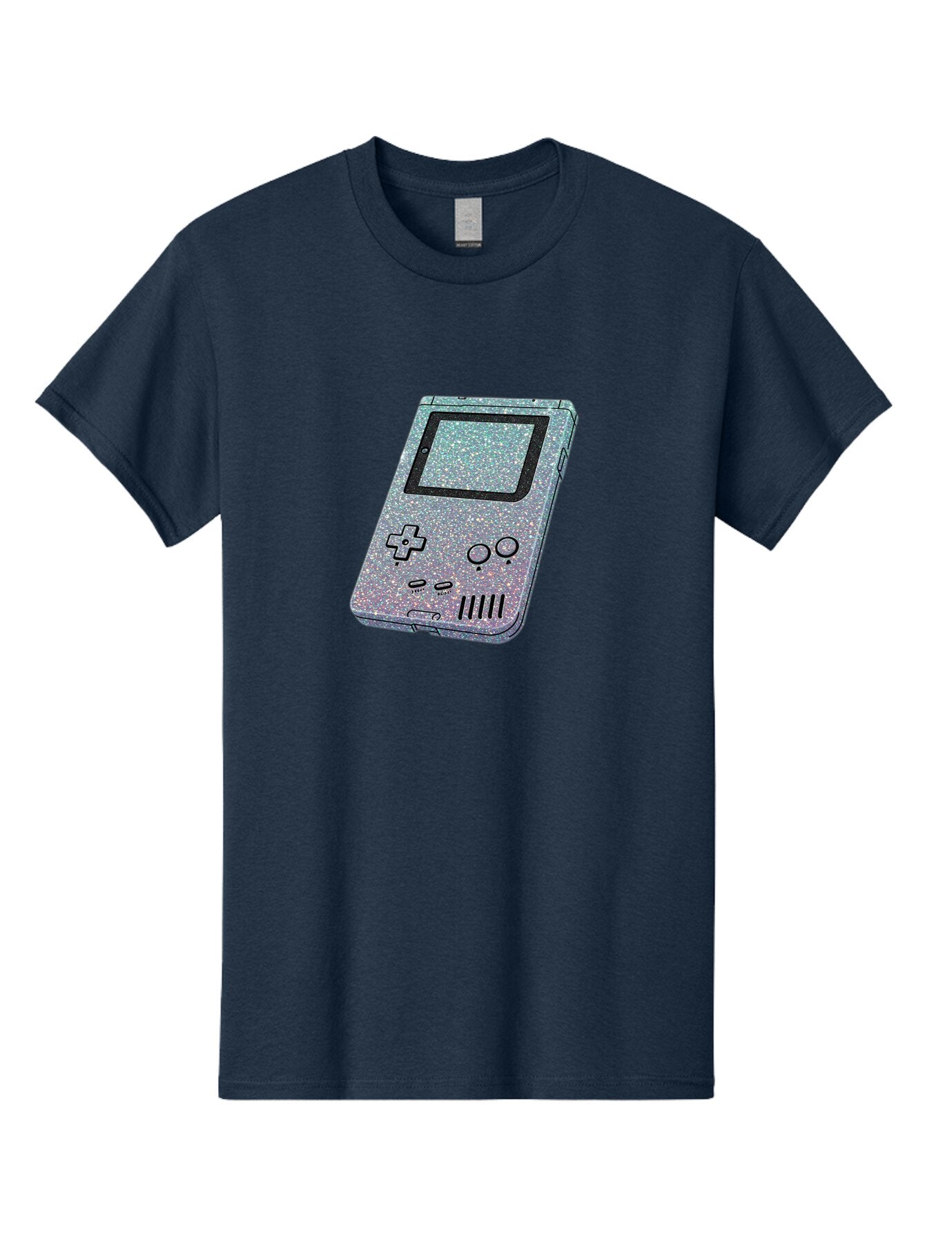 Glitter-Game-Boy Men'S Graphic Tee, 100% Cotton, Comfortable Casual Summer Wear, Machine Washable, Vintage Camera, Old Camera, Antique Camera, Black Camera, Classic Photography, Photography Equipment, Nostalgic Device, Film Camera, Camera Art Bao483 8