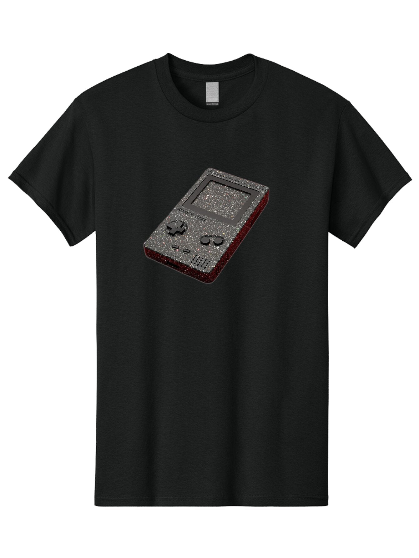 Glitter-Gameboy Men'S Graphic Tee, 100% Cotton, Comfortable Casual Summer Wear, Machine Washable, Vintage Camera, Old Camera, Antique Camera, Black Camera, Classic Photography, Photography Equipment, Nostalgic Device, Film Camera, Camera Art Bao484 10