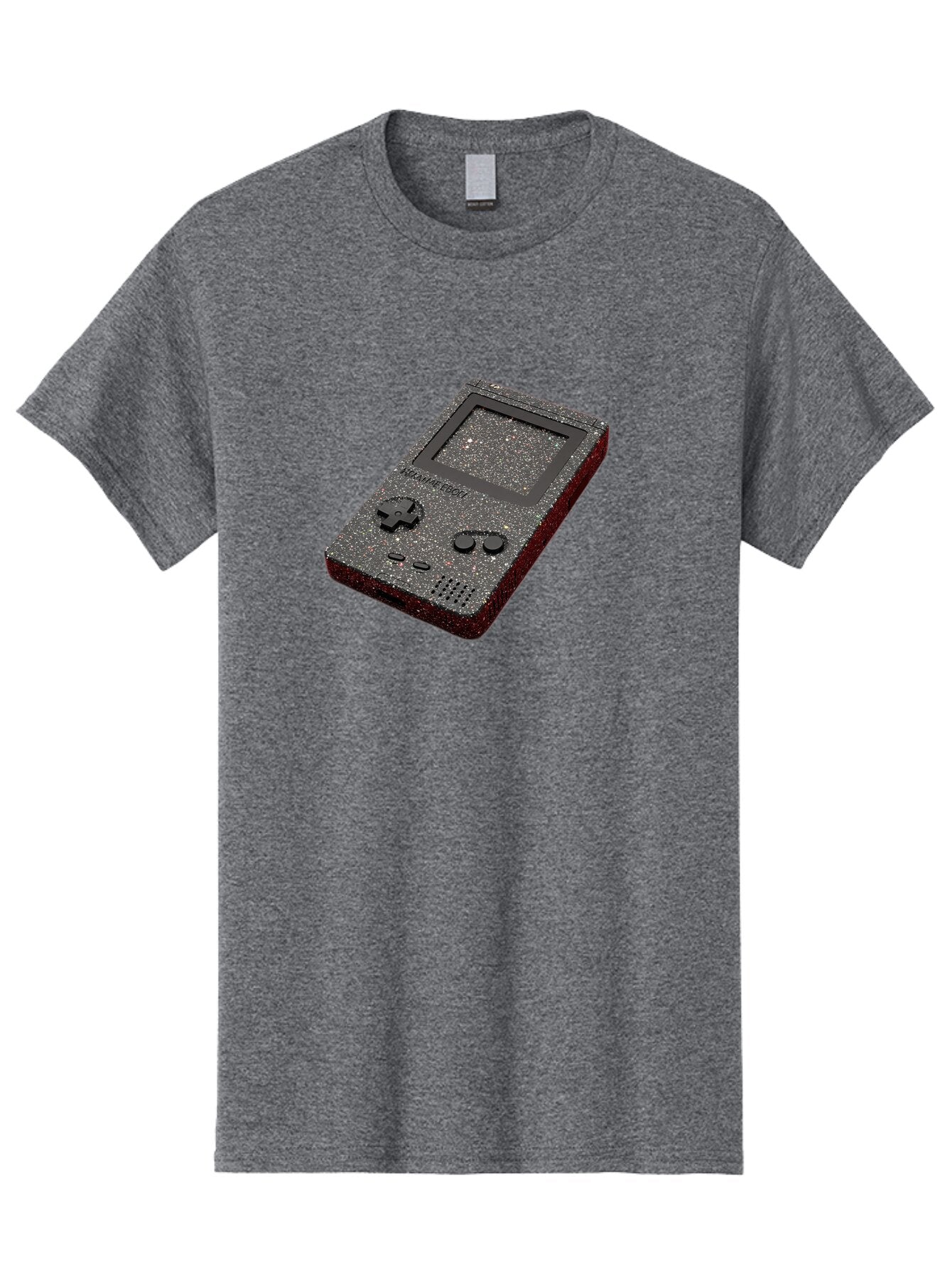 Glitter-Gameboy Men'S Graphic Tee, 100% Cotton, Comfortable Casual Summer Wear, Machine Washable, Vintage Camera, Old Camera, Antique Camera, Black Camera, Classic Photography, Photography Equipment, Nostalgic Device, Film Camera, Camera Art Bao484 9