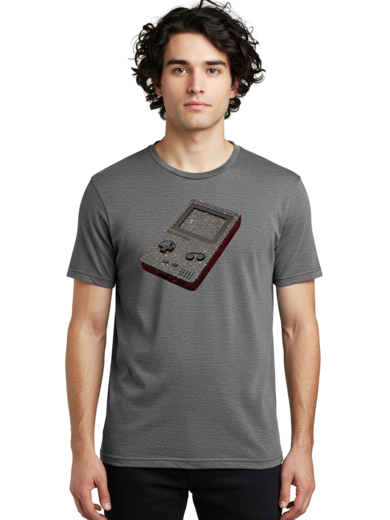 Glitter-Gameboy Men'S Graphic Tee, 100% Cotton, Comfortable Casual Summer Wear, Machine Washable, Vintage Camera, Old Camera, Antique Camera, Black Camera, Classic Photography, Photography Equipment, Nostalgic Device, Film Camera, Camera Art Bao484 26