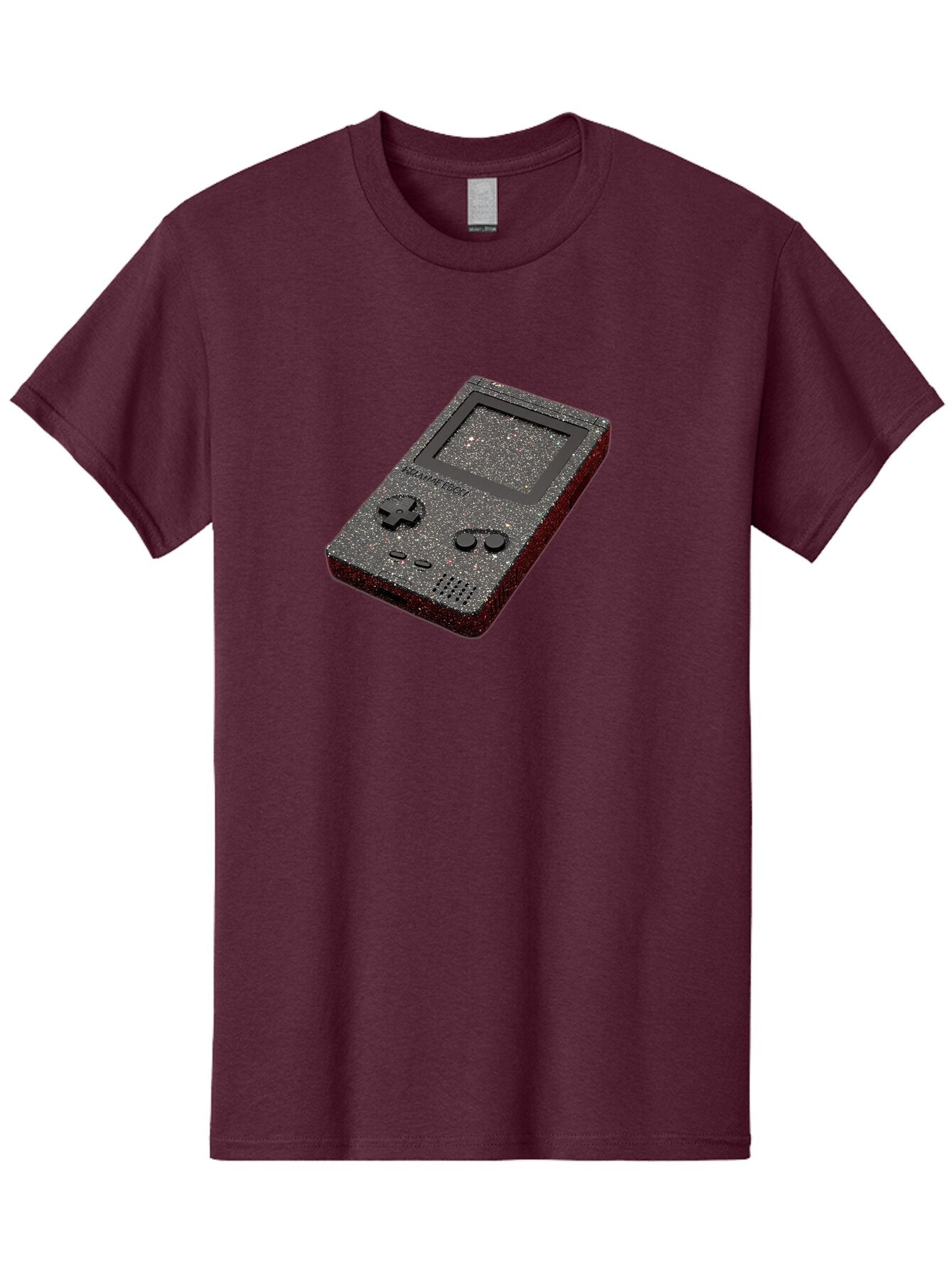 Glitter-Gameboy Men'S Graphic Tee, 100% Cotton, Comfortable Casual Summer Wear, Machine Washable, Vintage Camera, Old Camera, Antique Camera, Black Camera, Classic Photography, Photography Equipment, Nostalgic Device, Film Camera, Camera Art Bao484 14