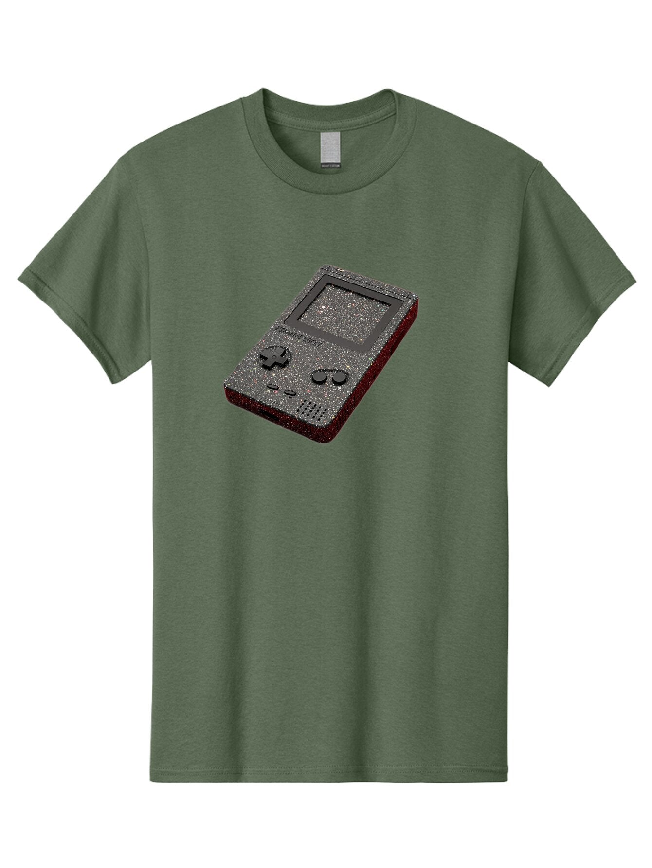 Glitter-Gameboy Men'S Graphic Tee, 100% Cotton, Comfortable Casual Summer Wear, Machine Washable, Vintage Camera, Old Camera, Antique Camera, Black Camera, Classic Photography, Photography Equipment, Nostalgic Device, Film Camera, Camera Art Bao484 6