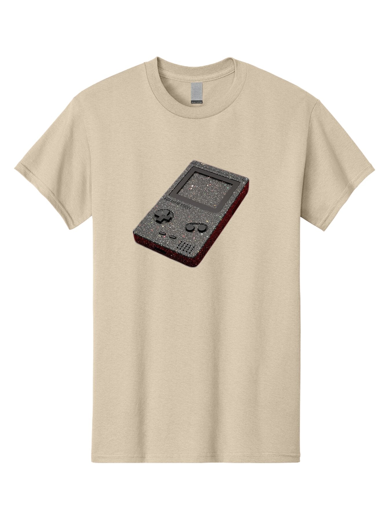 Glitter-Gameboy Men'S Graphic Tee, 100% Cotton, Comfortable Casual Summer Wear, Machine Washable, Vintage Camera, Old Camera, Antique Camera, Black Camera, Classic Photography, Photography Equipment, Nostalgic Device, Film Camera, Camera Art Bao484 3