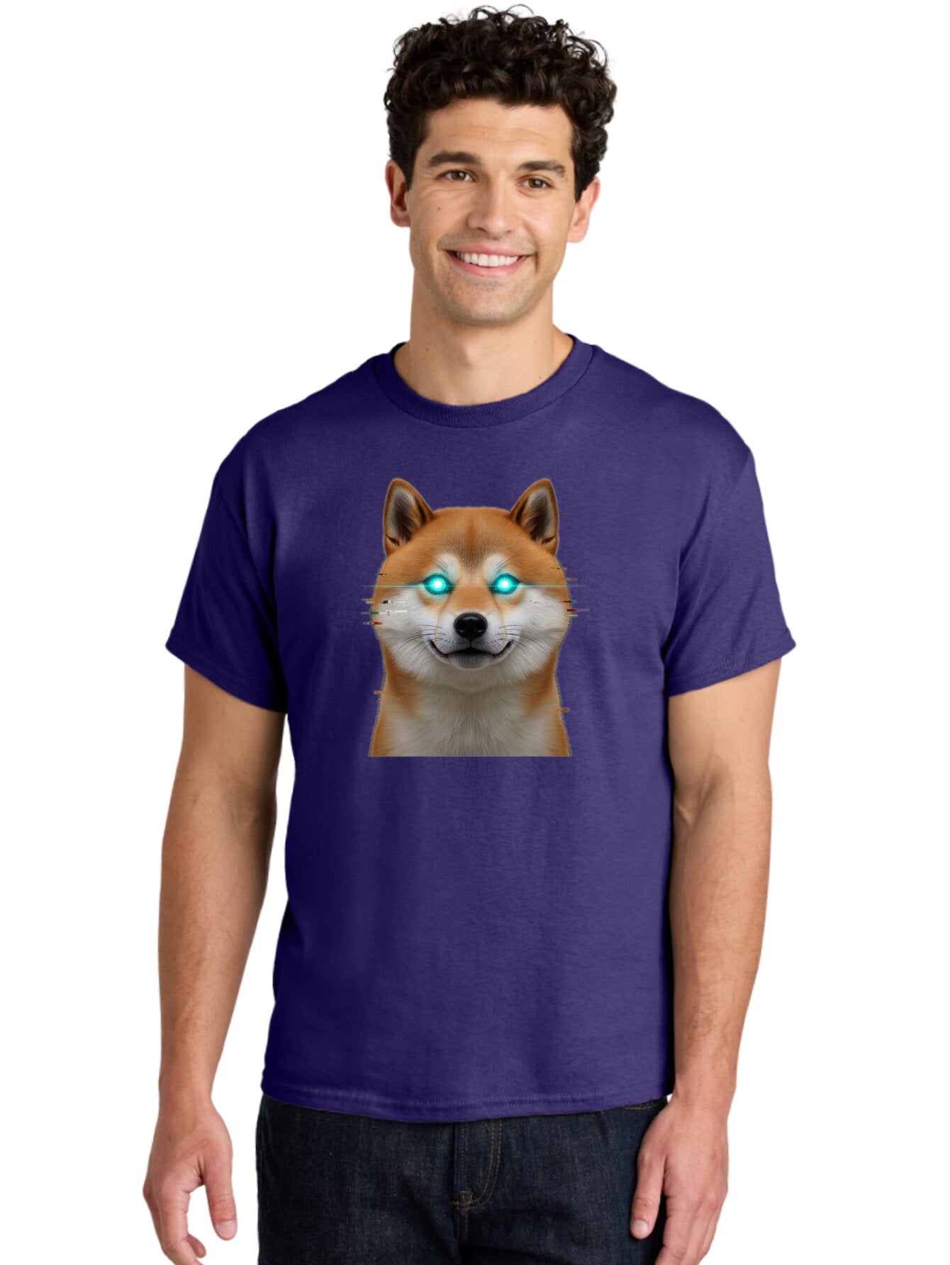 Glowing-Eye-Doge Men'S Graphic Tee, 100% Cotton, Comfortable Casual Summer Wear, Machine Washable, Vintage Camera, Old Camera, Antique Camera, Black Camera, Classic Photography, Photography Equipment, Nostalgic Device, Film Camera, Camera Art Bao492 19
