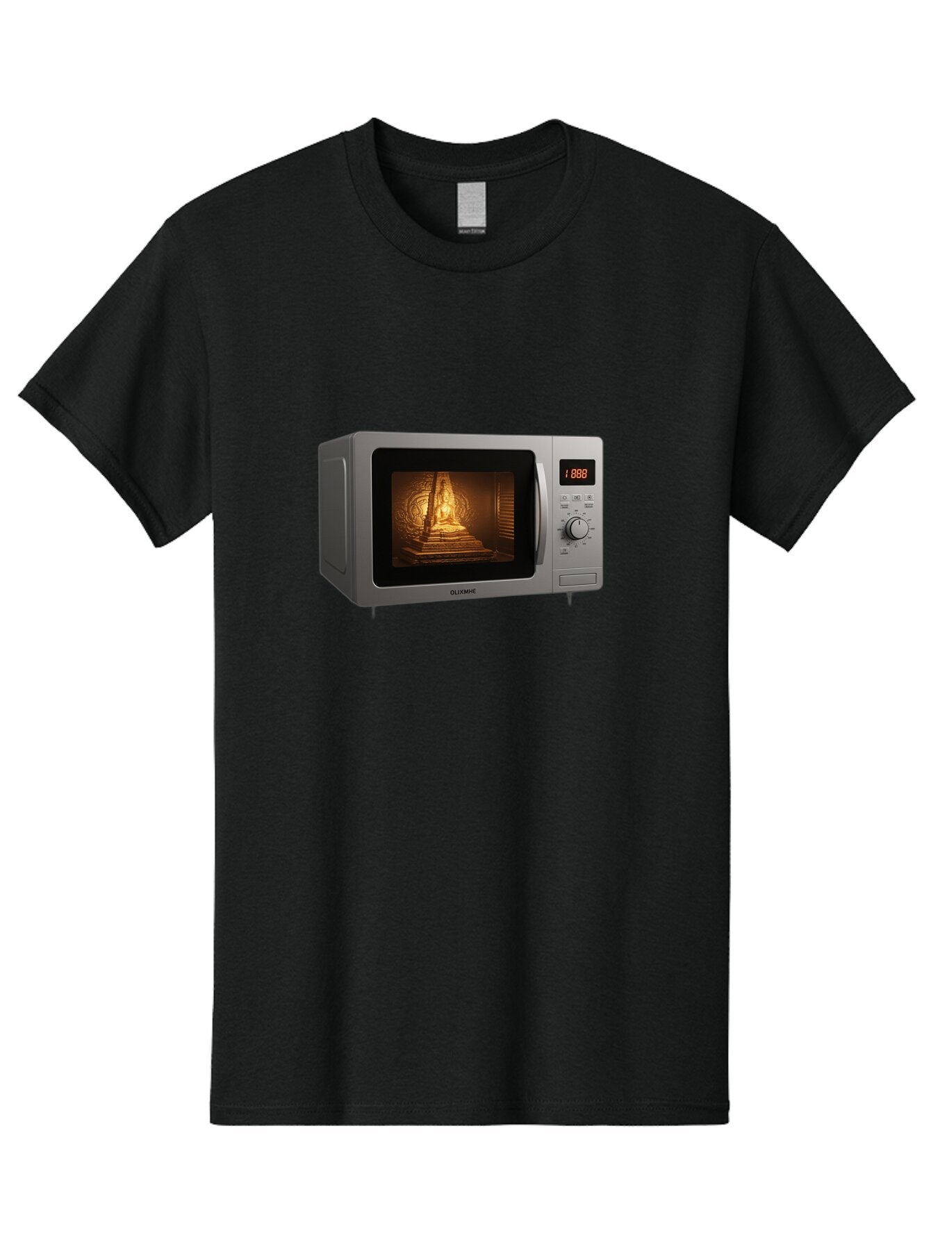 Gloxme-Microwave Men'S Graphic Tee, 100% Cotton, Comfortable Casual Summer Wear, Machine Washable, Vintage Camera, Old Camera, Antique Camera, Black Camera, Classic Photography, Photography Equipment, Nostalgic Device, Film Camera, Camera Art Bao493 3