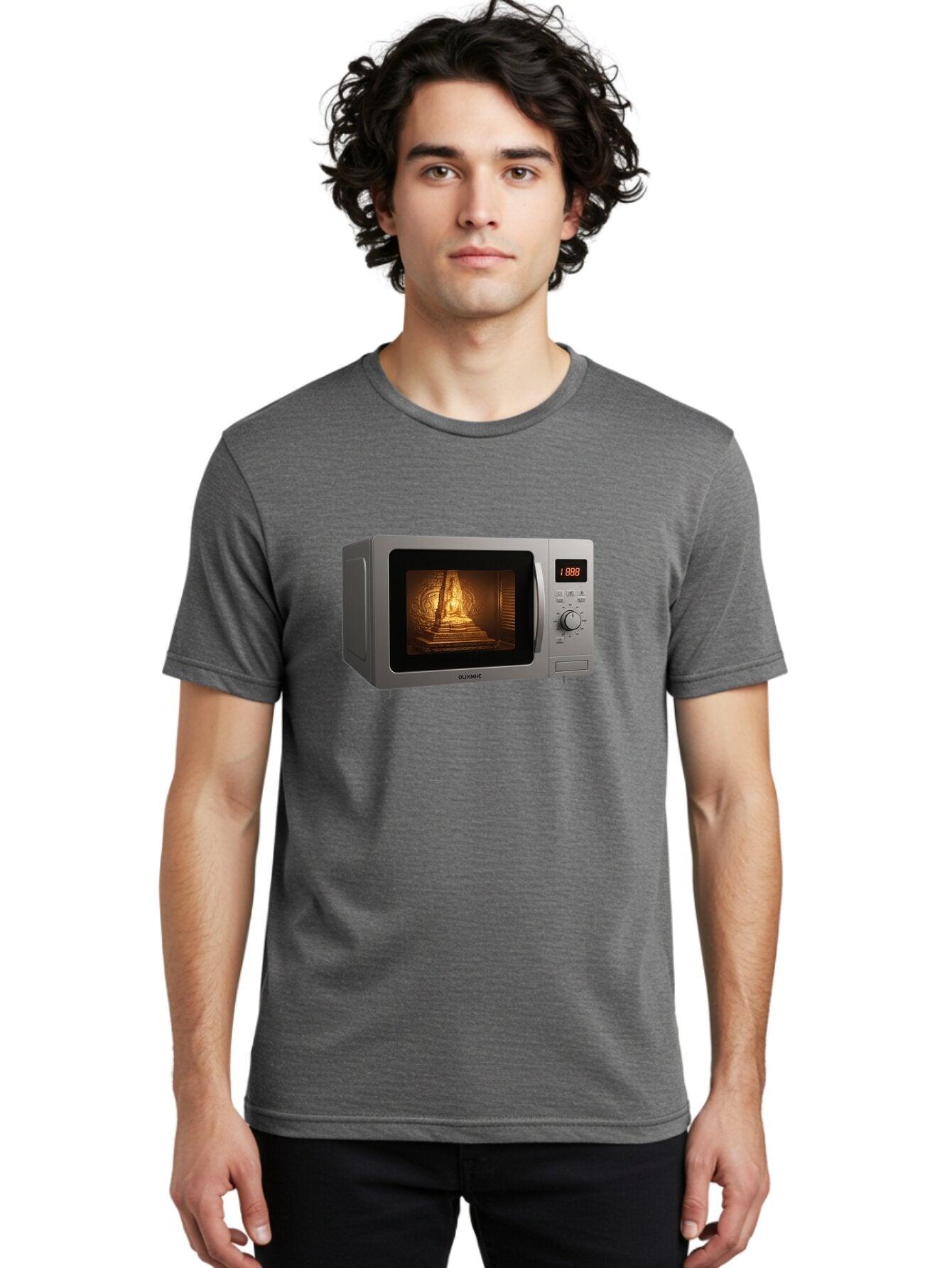 Gloxme-Microwave Men'S Graphic Tee, 100% Cotton, Comfortable Casual Summer Wear, Machine Washable, Vintage Camera, Old Camera, Antique Camera, Black Camera, Classic Photography, Photography Equipment, Nostalgic Device, Film Camera, Camera Art Bao493 29