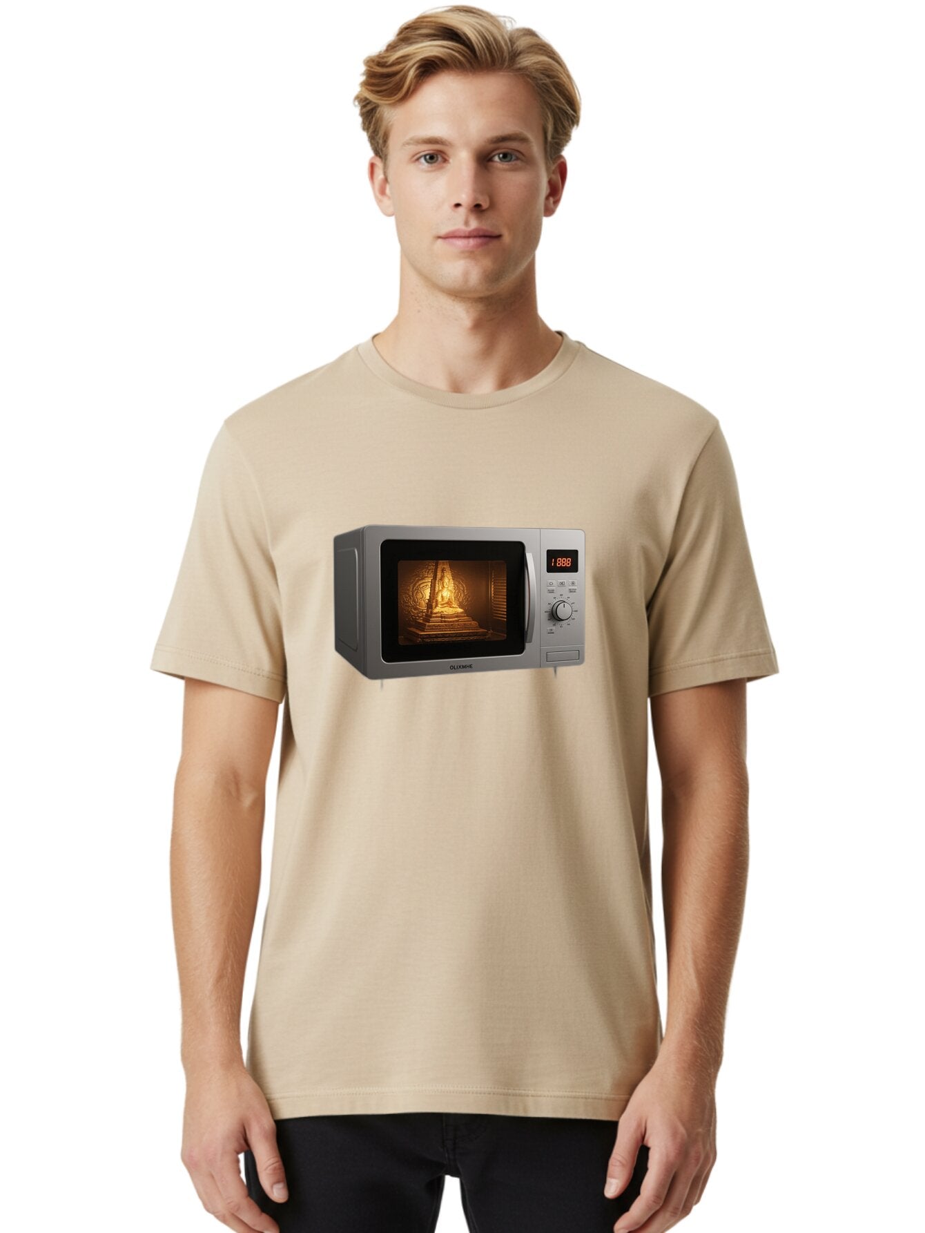 Gloxme-Microwave Men'S Graphic Tee, 100% Cotton, Comfortable Casual Summer Wear, Machine Washable, Vintage Camera, Old Camera, Antique Camera, Black Camera, Classic Photography, Photography Equipment, Nostalgic Device, Film Camera, Camera Art Bao493 23