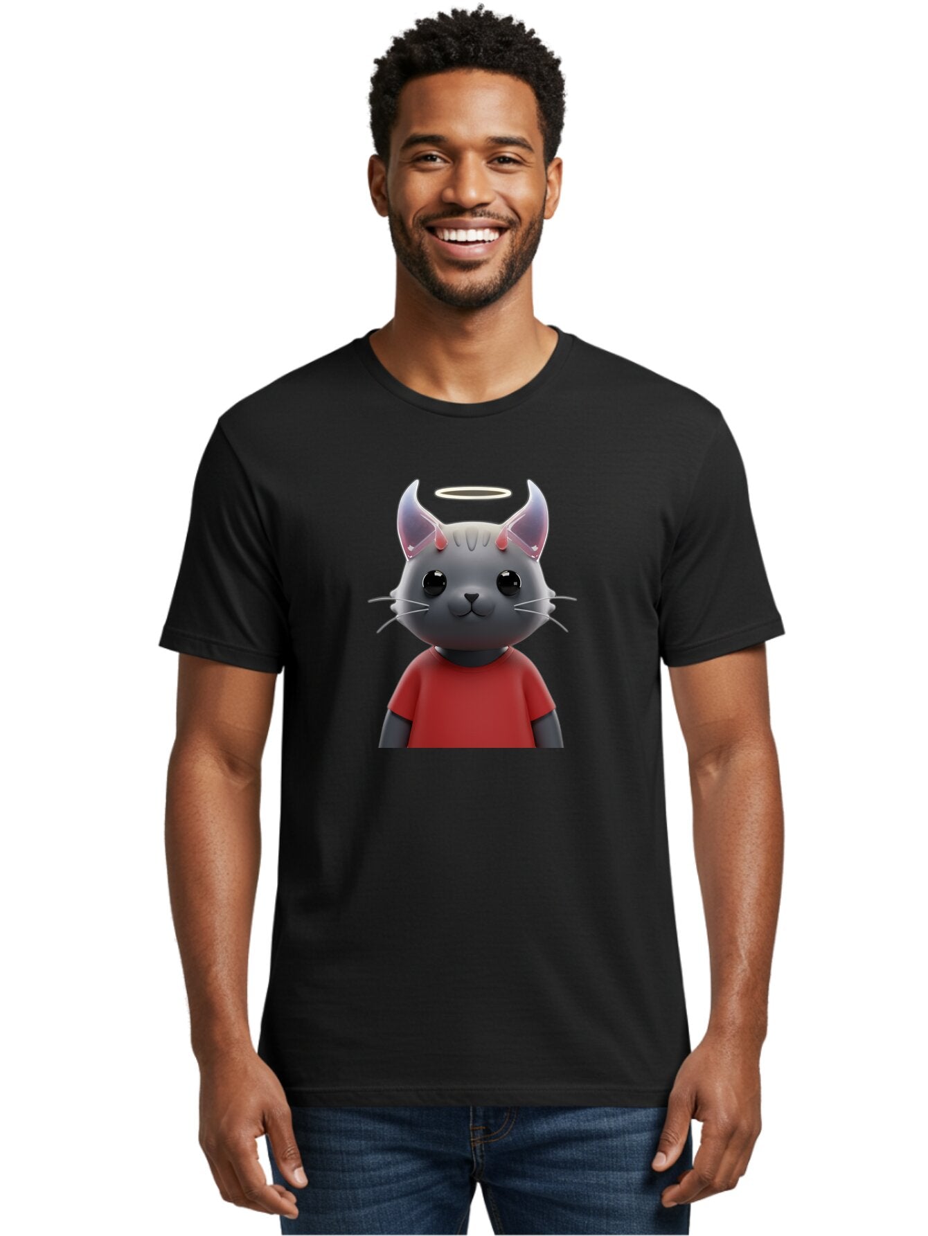 Gray-Cat-Character Men'S Graphic Tee, 100% Cotton, Comfortable Casual Summer Wear, Machine Washable, Vintage Camera, Old Camera, Antique Camera, Black Camera, Classic Photography, Photography Equipment, Nostalgic Device, Film Camera, Bao499 19