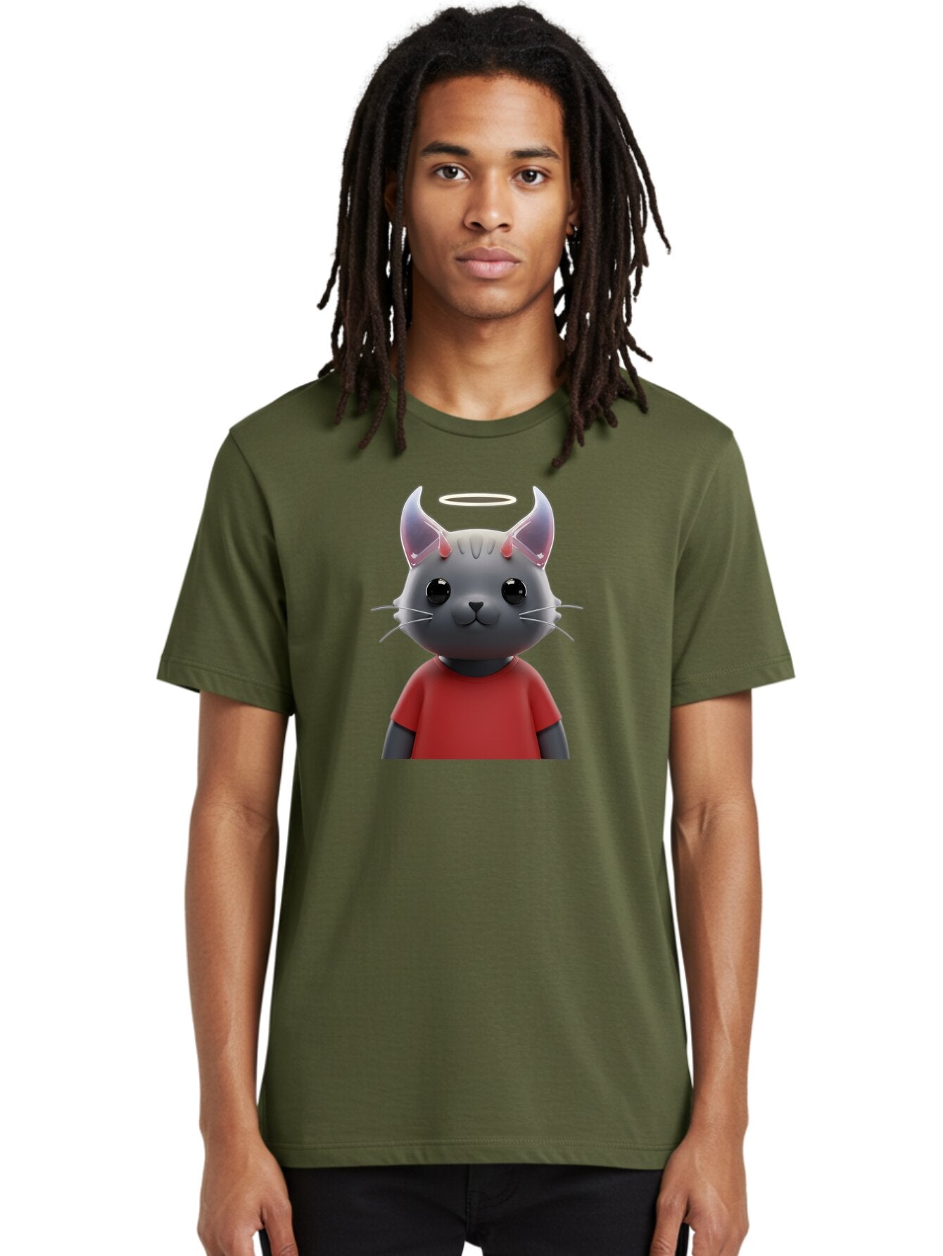 Gray-Cat-Character Men'S Graphic Tee, 100% Cotton, Comfortable Casual Summer Wear, Machine Washable, Vintage Camera, Old Camera, Antique Camera, Black Camera, Classic Photography, Photography Equipment, Nostalgic Device, Film Camera, Bao499 27