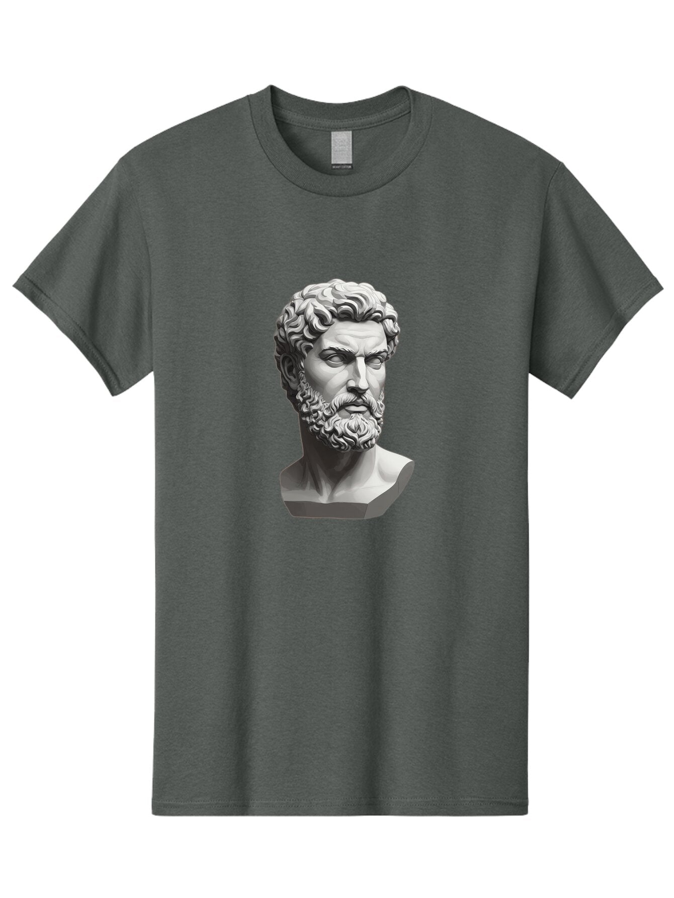 Greek-Statue-Bust Men'S Graphic Tee, 100% Cotton, Comfortable Casual Summer Wear, Machine Washable, Vintage Camera, Old Camera, Antique Camera, Black Camera, Classic Photography, Photography Equipment, Nostalgic Device, Film Camera, Camera Art Bao501 8