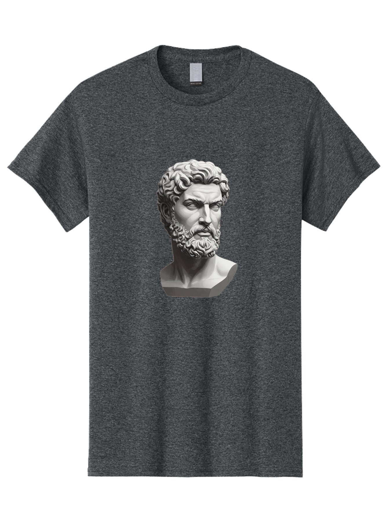 Greek-Statue-Bust Men'S Graphic Tee, 100% Cotton, Comfortable Casual Summer Wear, Machine Washable, Vintage Camera, Old Camera, Antique Camera, Black Camera, Classic Photography, Photography Equipment, Nostalgic Device, Film Camera, Camera Art Bao501 14