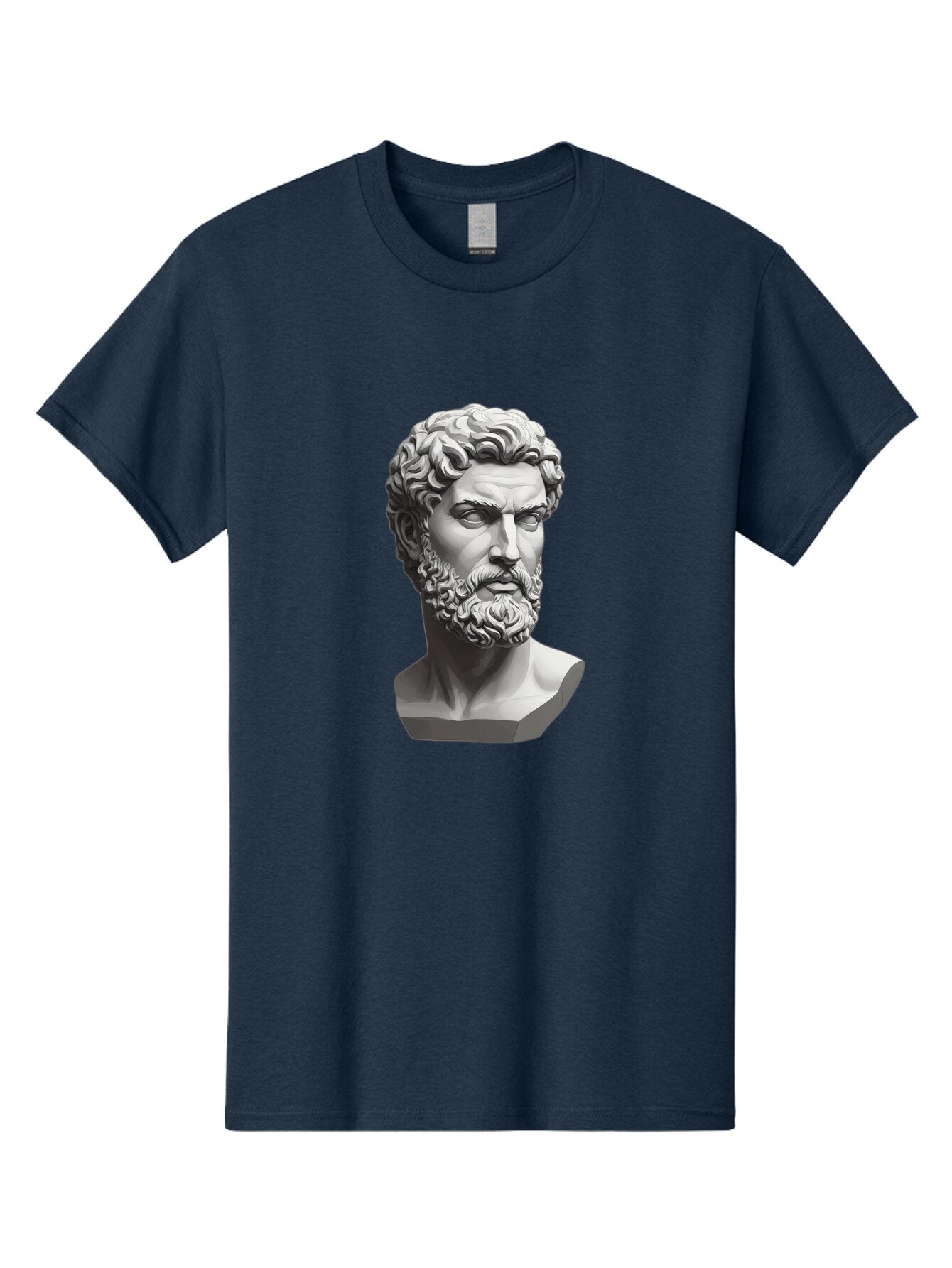 Greek-Statue-Bust Men'S Graphic Tee, 100% Cotton, Comfortable Casual Summer Wear, Machine Washable, Vintage Camera, Old Camera, Antique Camera, Black Camera, Classic Photography, Photography Equipment, Nostalgic Device, Film Camera, Camera Art Bao501 9