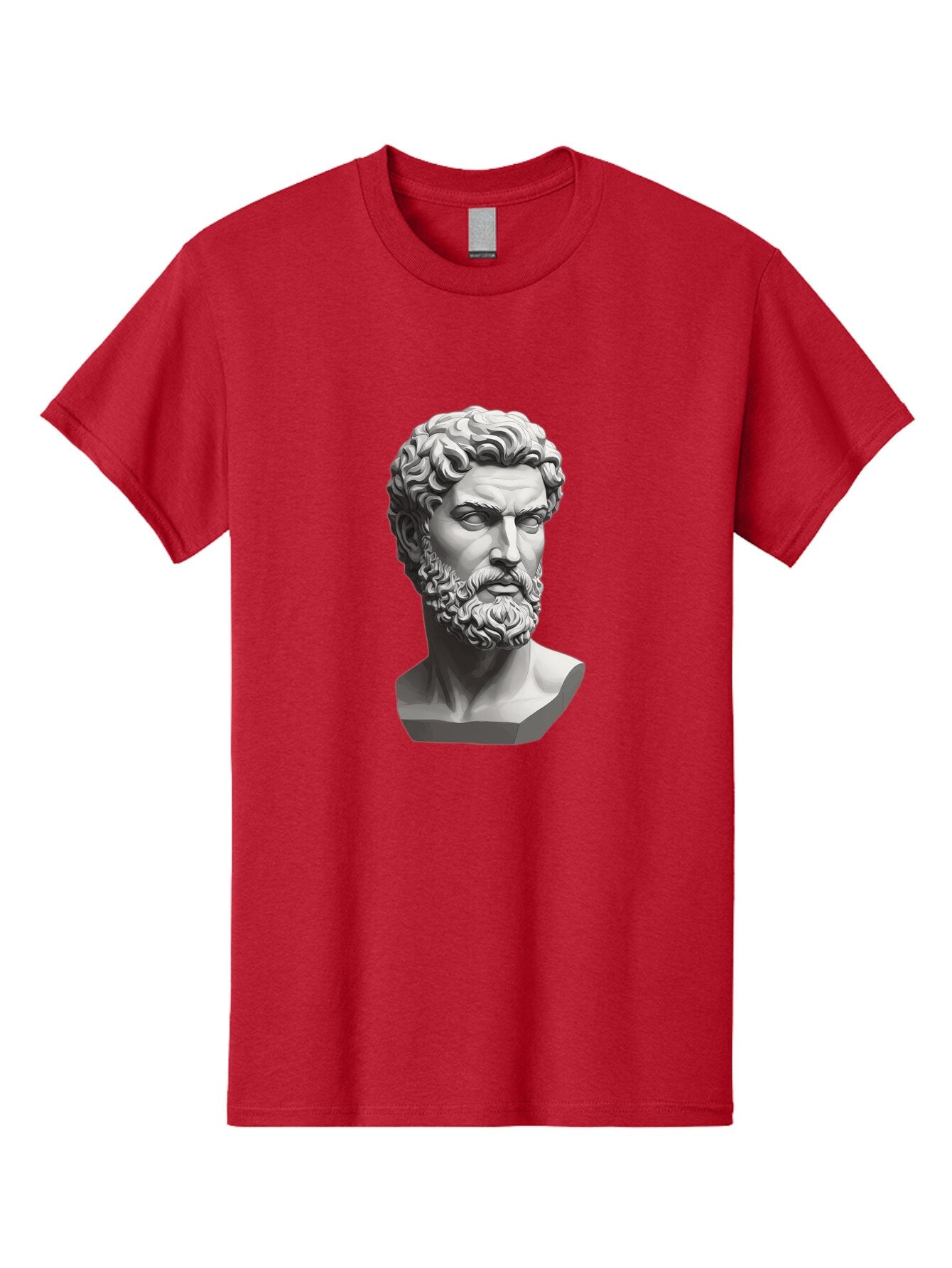 Greek-Statue-Bust Men'S Graphic Tee, 100% Cotton, Comfortable Casual Summer Wear, Machine Washable, Vintage Camera, Old Camera, Antique Camera, Black Camera, Classic Photography, Photography Equipment, Nostalgic Device, Film Camera, Camera Art Bao501 15