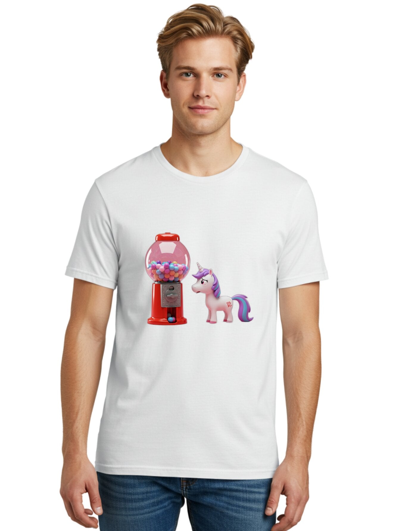 Gumball-Machine-Unicorn Men'S Graphic Tee, 100% Cotton, Comfortable Casual Summer Wear, Machine Washable, Vintage Camera, Old Camera, Antique Camera, Black Camera, Classic Photography, Photography Equipment, Nostalgic Device, Film Camera, Bao503 24