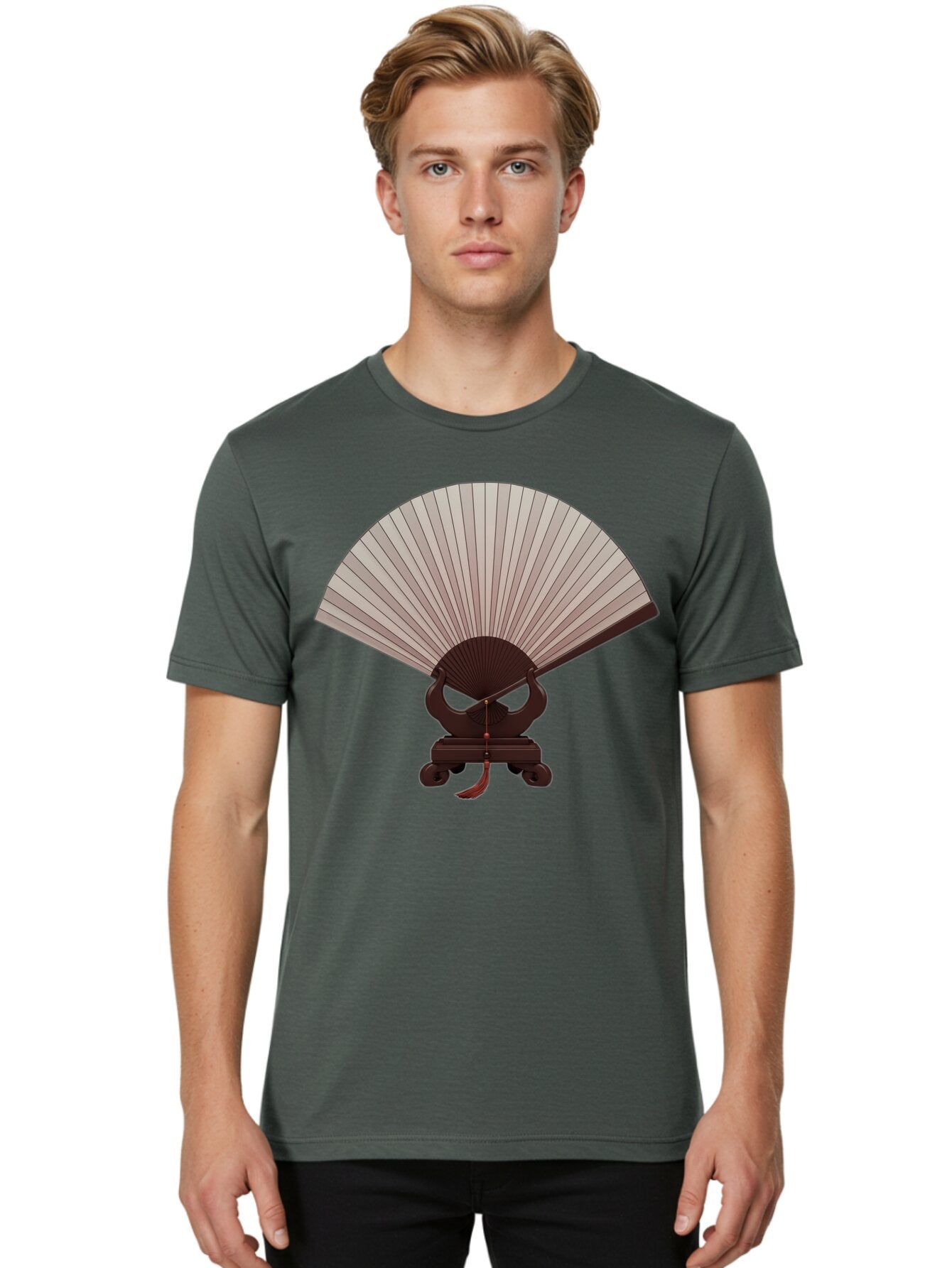 Gundam-Hand-Fan Men'S Graphic Tee, 100% Cotton, Comfortable Casual Summer Wear, Machine Washable, Vintage Camera, Old Camera, Antique Camera, Black Camera, Classic Photography, Photography Equipment, Nostalgic Device, Film Camera, Camera Art Bao504 27