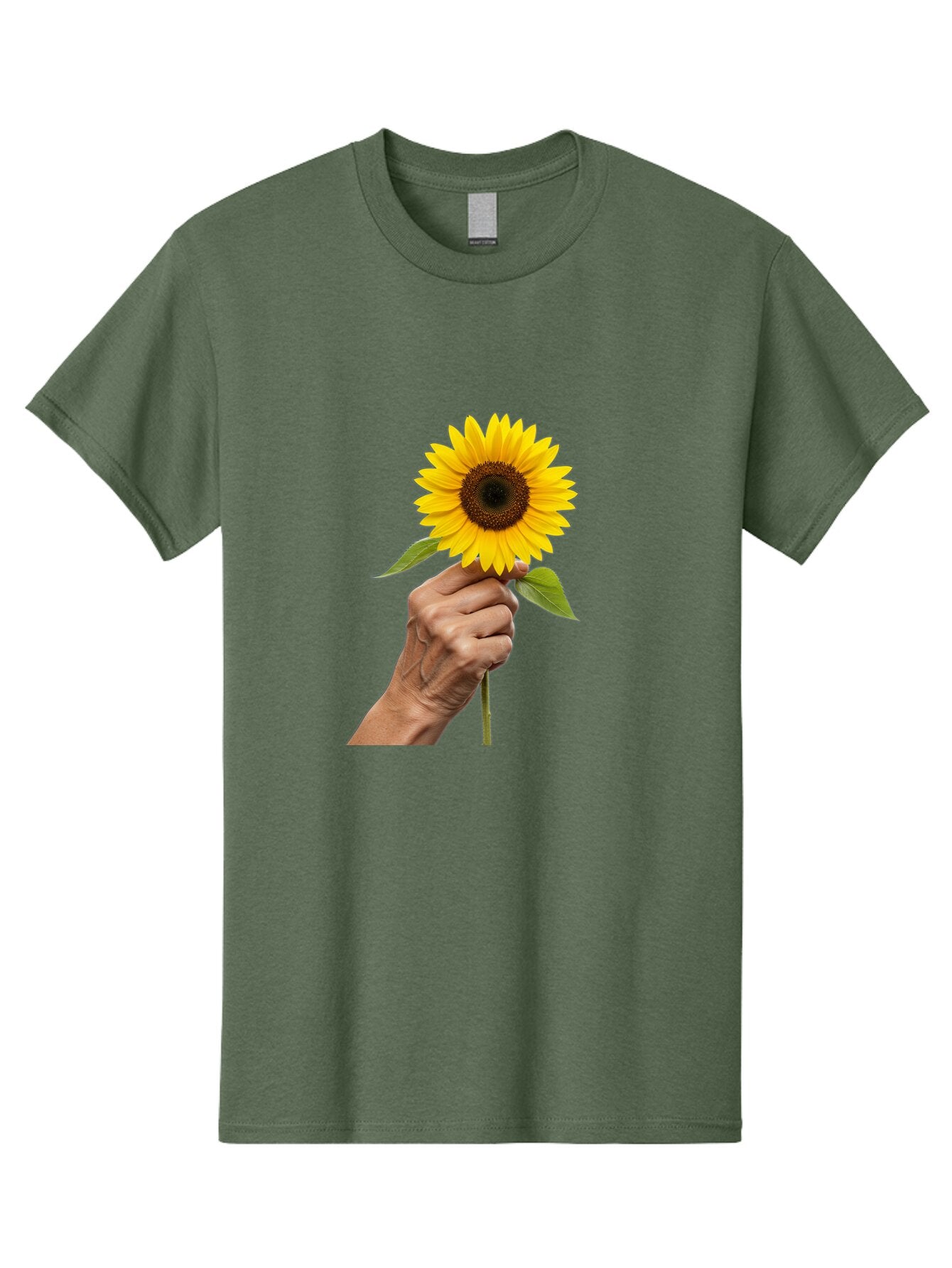 Hand-Holding-Sunflower Men'S Graphic Tee, 100% Cotton, Comfortable Casual Summer Wear, Machine Washable, Vintage Camera, Old Camera, Antique Camera, Black Camera, Classic Photography, Photography Equipment, Nostalgic Device, Film Camera, Bao511 15