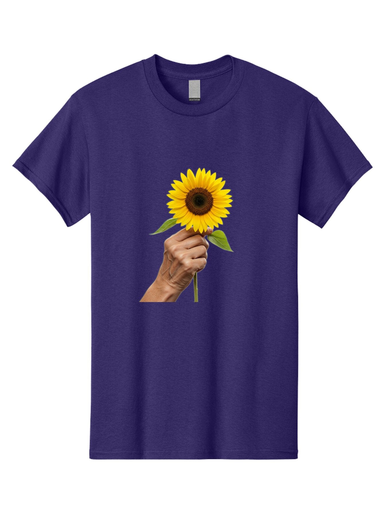 Hand-Holding-Sunflower Men'S Graphic Tee, 100% Cotton, Comfortable Casual Summer Wear, Machine Washable, Vintage Camera, Old Camera, Antique Camera, Black Camera, Classic Photography, Photography Equipment, Nostalgic Device, Film Camera, Bao511 13