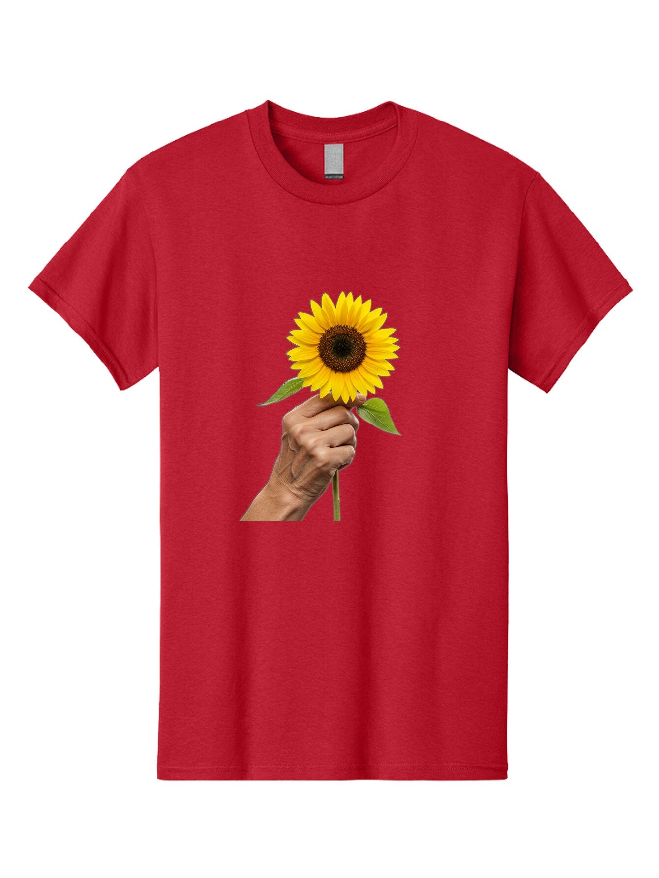 Hand-Holding-Sunflower Men'S Graphic Tee, 100% Cotton, Comfortable Casual Summer Wear, Machine Washable, Vintage Camera, Old Camera, Antique Camera, Black Camera, Classic Photography, Photography Equipment, Nostalgic Device, Film Camera, Bao511 9