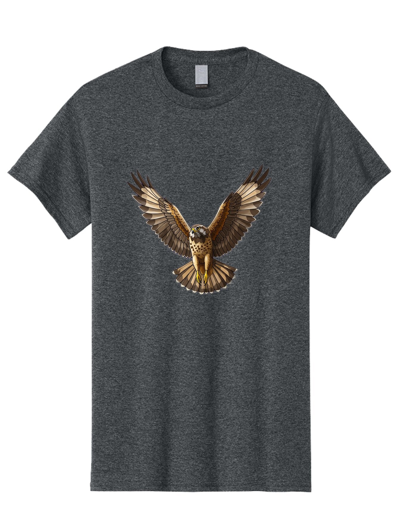 Hawk-In-Flight-1 Men'S Graphic Tee, 100% Cotton, Comfortable Casual Summer Wear, Machine Washable, Vintage Camera, Old Camera, Antique Camera, Black Camera, Classic Photography, Photography Equipment, Nostalgic Device, Film Camera, Camera Art Bao520