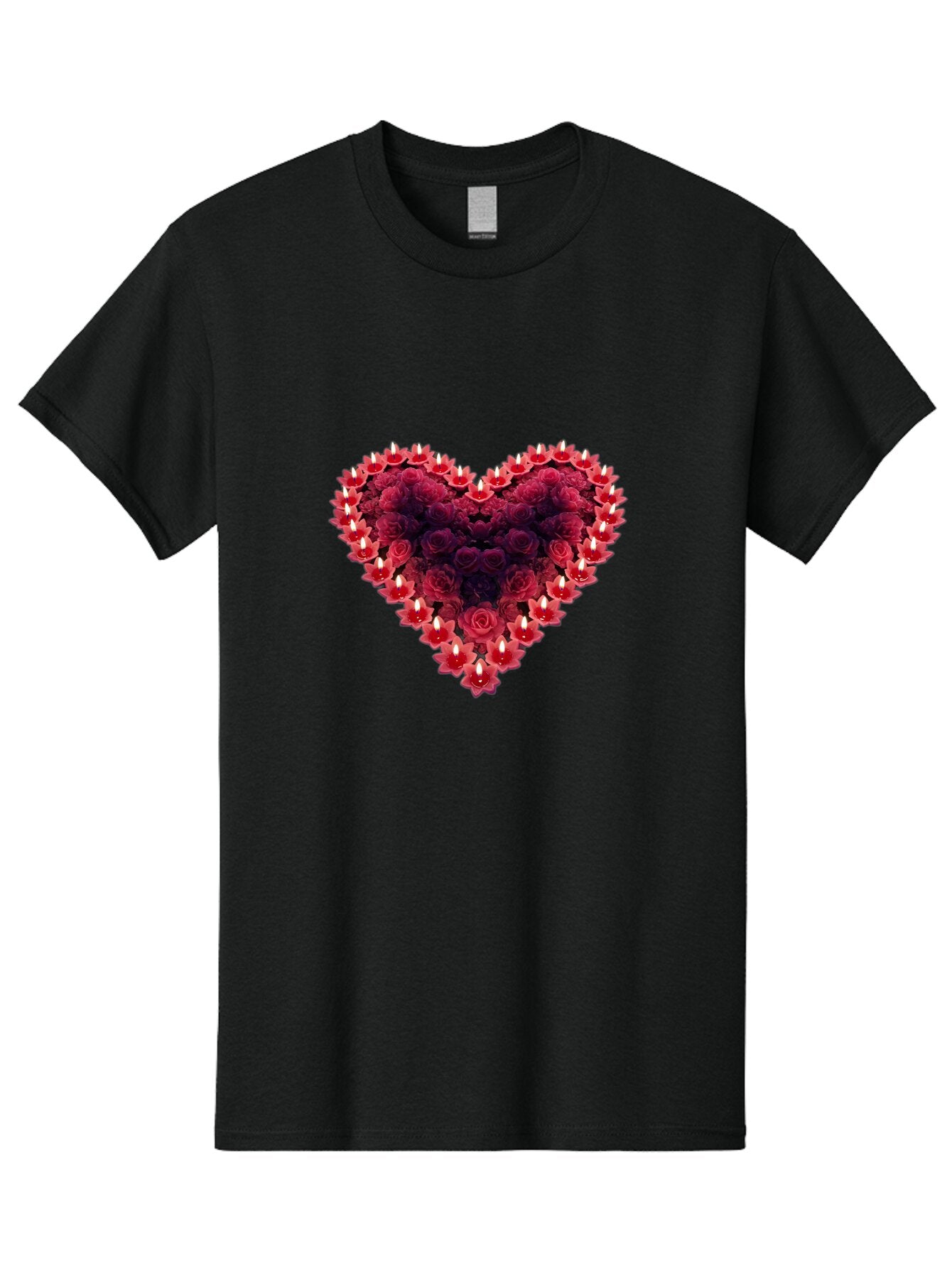 Heart-Of-Roses-And-Candles Men'S Graphic Tee, 100% Cotton, Comfortable Casual Summer Wear, Machine Washable, Vintage Camera, Old Camera, Antique Camera, Black Camera, Classic Photography, Photography Equipment, Nostalgic Device, Film Camera, Bao524 10