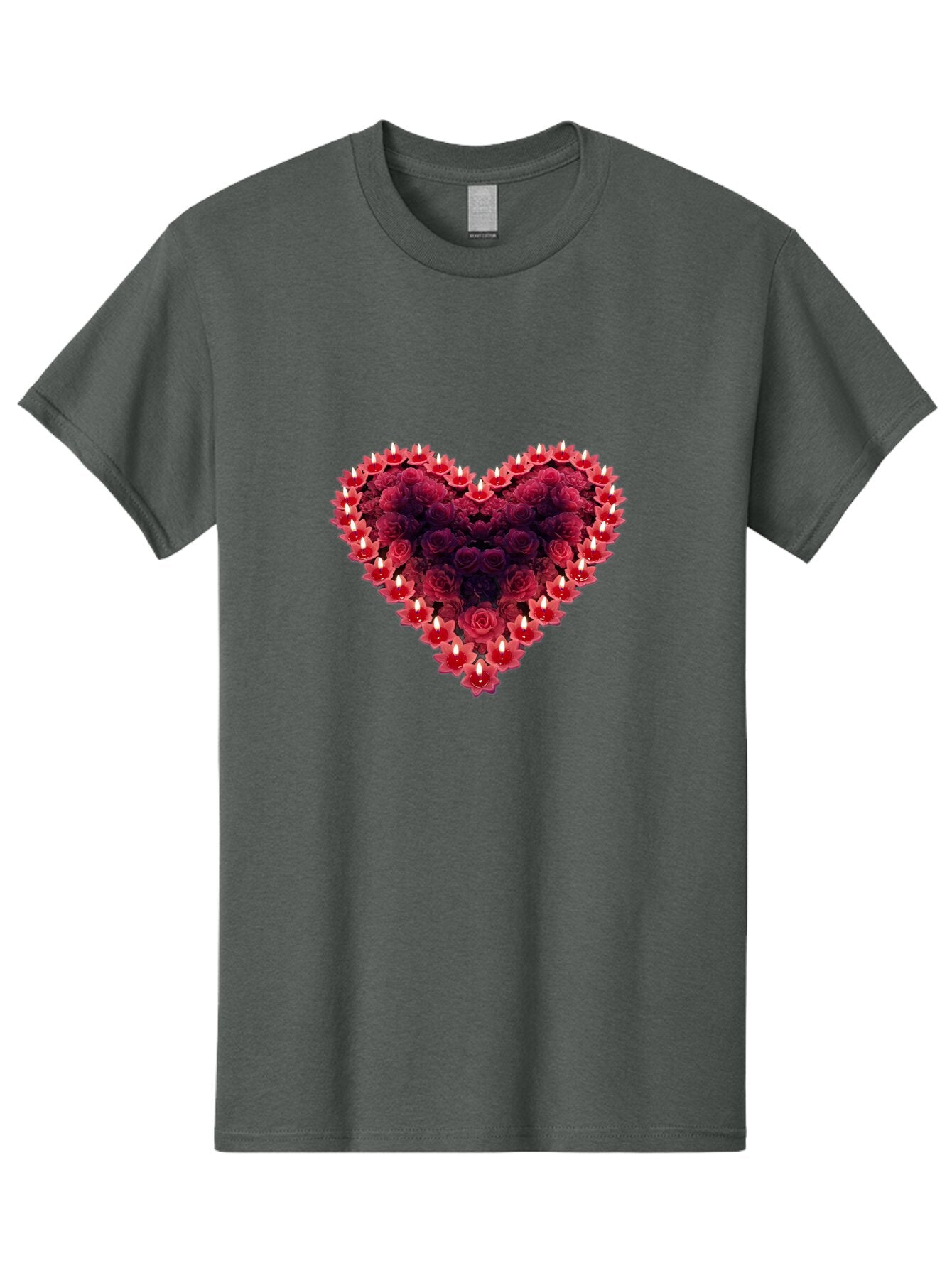 Heart-Of-Roses-And-Candles Men'S Graphic Tee, 100% Cotton, Comfortable Casual Summer Wear, Machine Washable, Vintage Camera, Old Camera, Antique Camera, Black Camera, Classic Photography, Photography Equipment, Nostalgic Device, Film Camera, Bao524