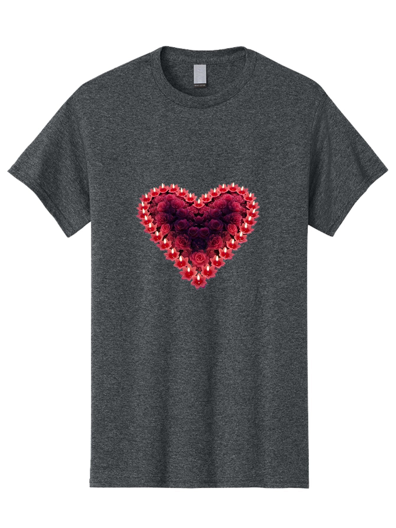 Heart-Of-Roses-And-Candles Men'S Graphic Tee, 100% Cotton, Comfortable Casual Summer Wear, Machine Washable, Vintage Camera, Old Camera, Antique Camera, Black Camera, Classic Photography, Photography Equipment, Nostalgic Device, Film Camera, Bao524 9