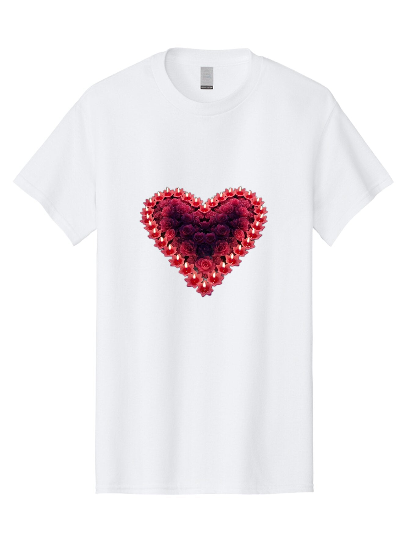 Heart-Of-Roses-And-Candles Men'S Graphic Tee, 100% Cotton, Comfortable Casual Summer Wear, Machine Washable, Vintage Camera, Old Camera, Antique Camera, Black Camera, Classic Photography, Photography Equipment, Nostalgic Device, Film Camera, Bao524 4