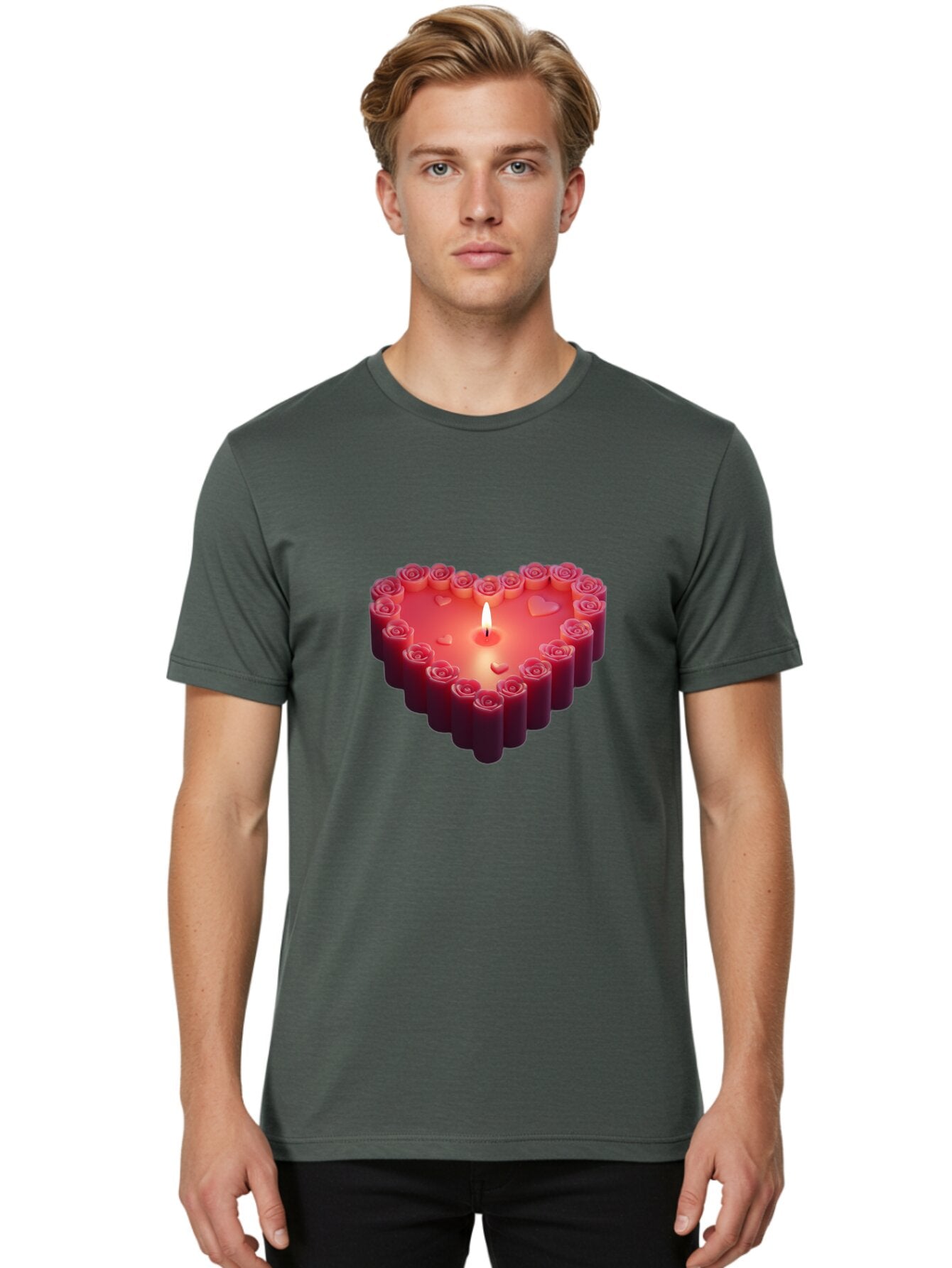 Heart-Shaped-Candle Men'S Graphic Tee, 100% Cotton, Comfortable Casual Summer Wear, Machine Washable, Vintage Camera, Old Camera, Antique Camera, Black Camera, Classic Photography, Photography Equipment, Nostalgic Device, Film Camera, Bao527 29