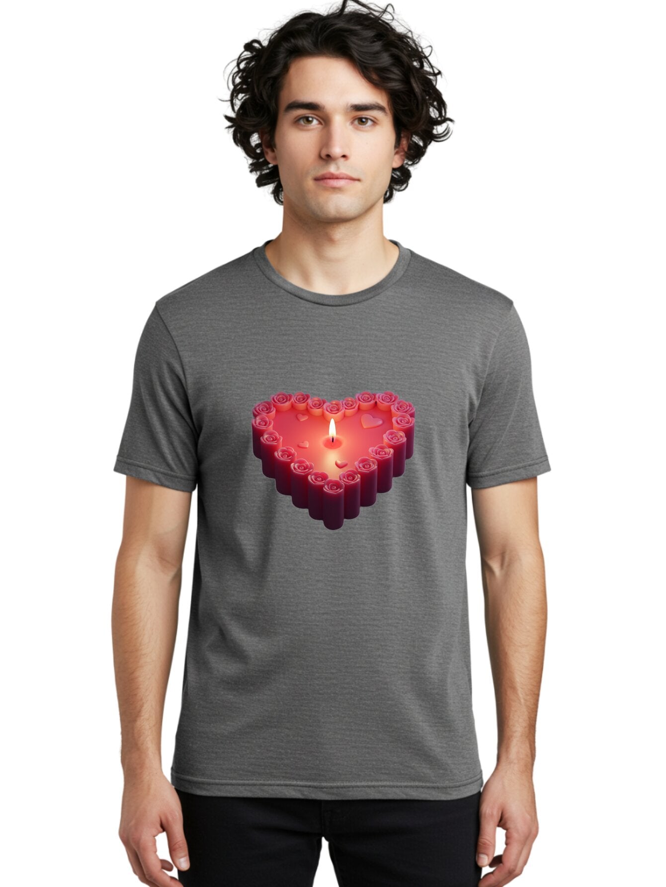 Heart-Shaped-Candle Men'S Graphic Tee, 100% Cotton, Comfortable Casual Summer Wear, Machine Washable, Vintage Camera, Old Camera, Antique Camera, Black Camera, Classic Photography, Photography Equipment, Nostalgic Device, Film Camera, Bao527 18