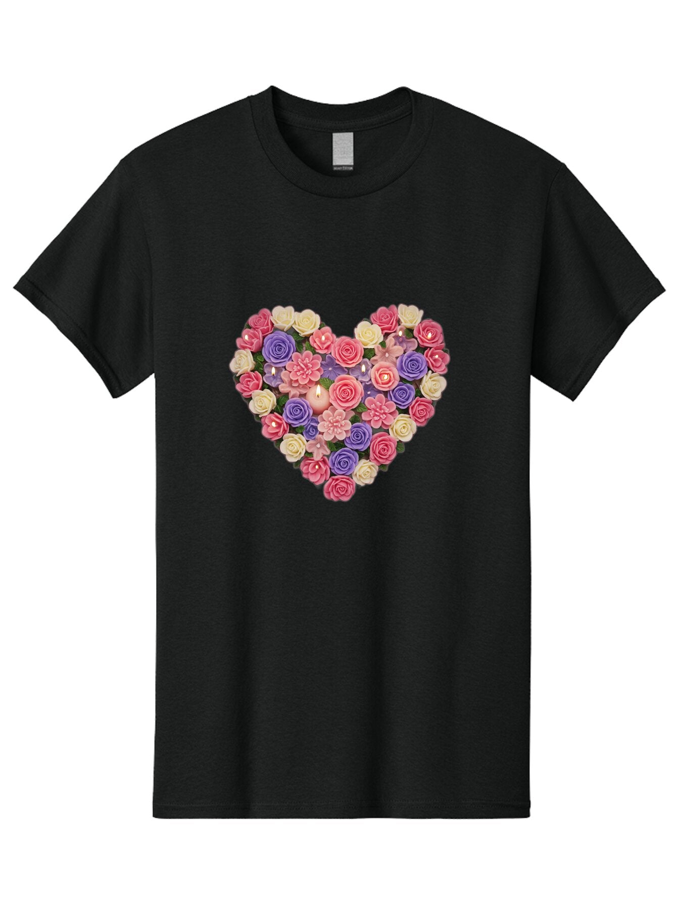 Heart-Shaped-Flowers Men'S Graphic Tee, 100% Cotton, Comfortable Casual Summer Wear, Machine Washable, Vintage Camera, Old Camera, Antique Camera, Black Camera, Classic Photography, Photography Equipment, Nostalgic Device, Film Camera, Bao529 8
