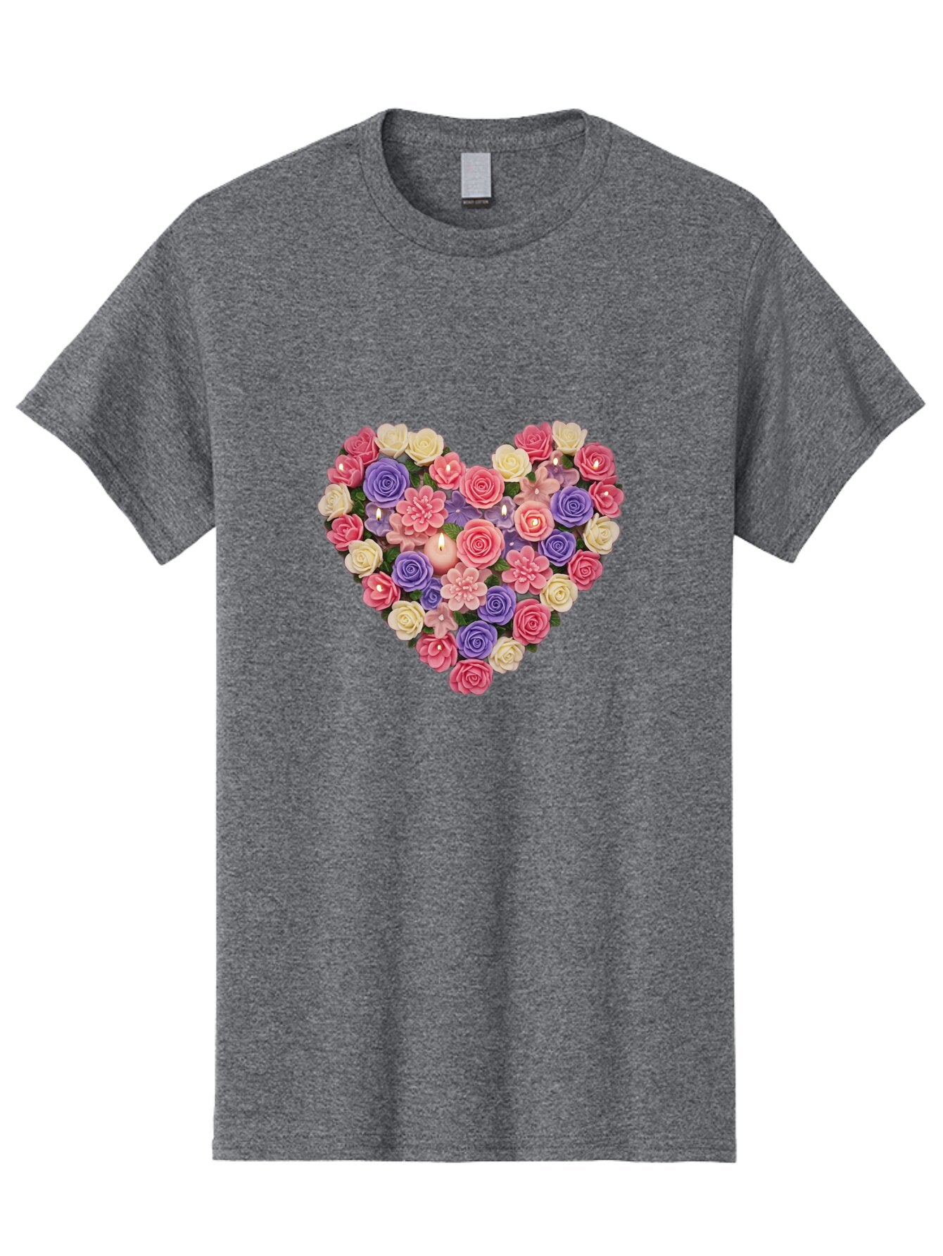 Heart-Shaped-Flowers Men'S Graphic Tee, 100% Cotton, Comfortable Casual Summer Wear, Machine Washable, Vintage Camera, Old Camera, Antique Camera, Black Camera, Classic Photography, Photography Equipment, Nostalgic Device, Film Camera, Bao529 9