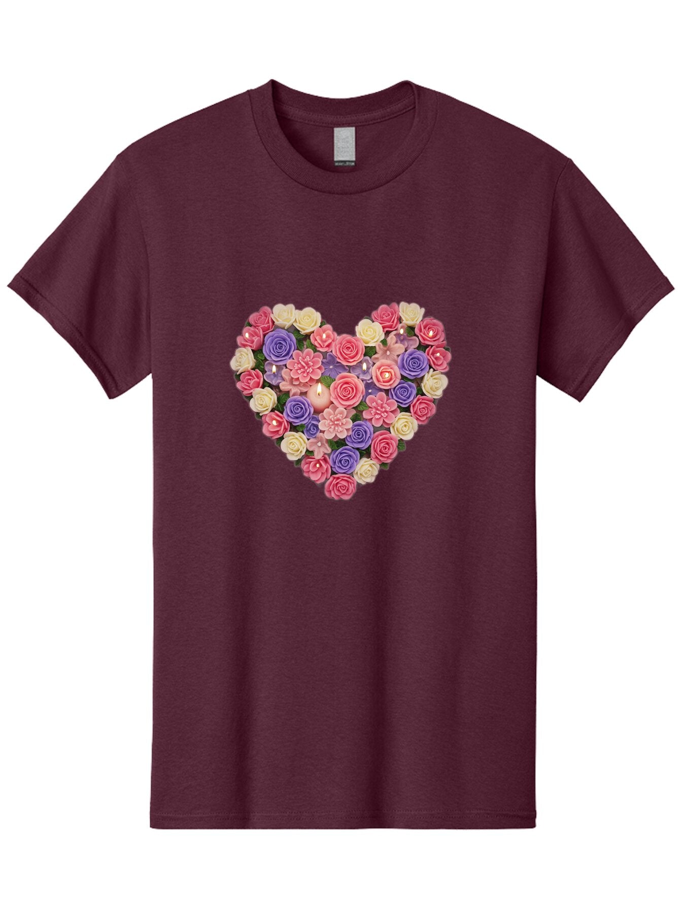 Heart-Shaped-Flowers Men'S Graphic Tee, 100% Cotton, Comfortable Casual Summer Wear, Machine Washable, Vintage Camera, Old Camera, Antique Camera, Black Camera, Classic Photography, Photography Equipment, Nostalgic Device, Film Camera, Bao529 4