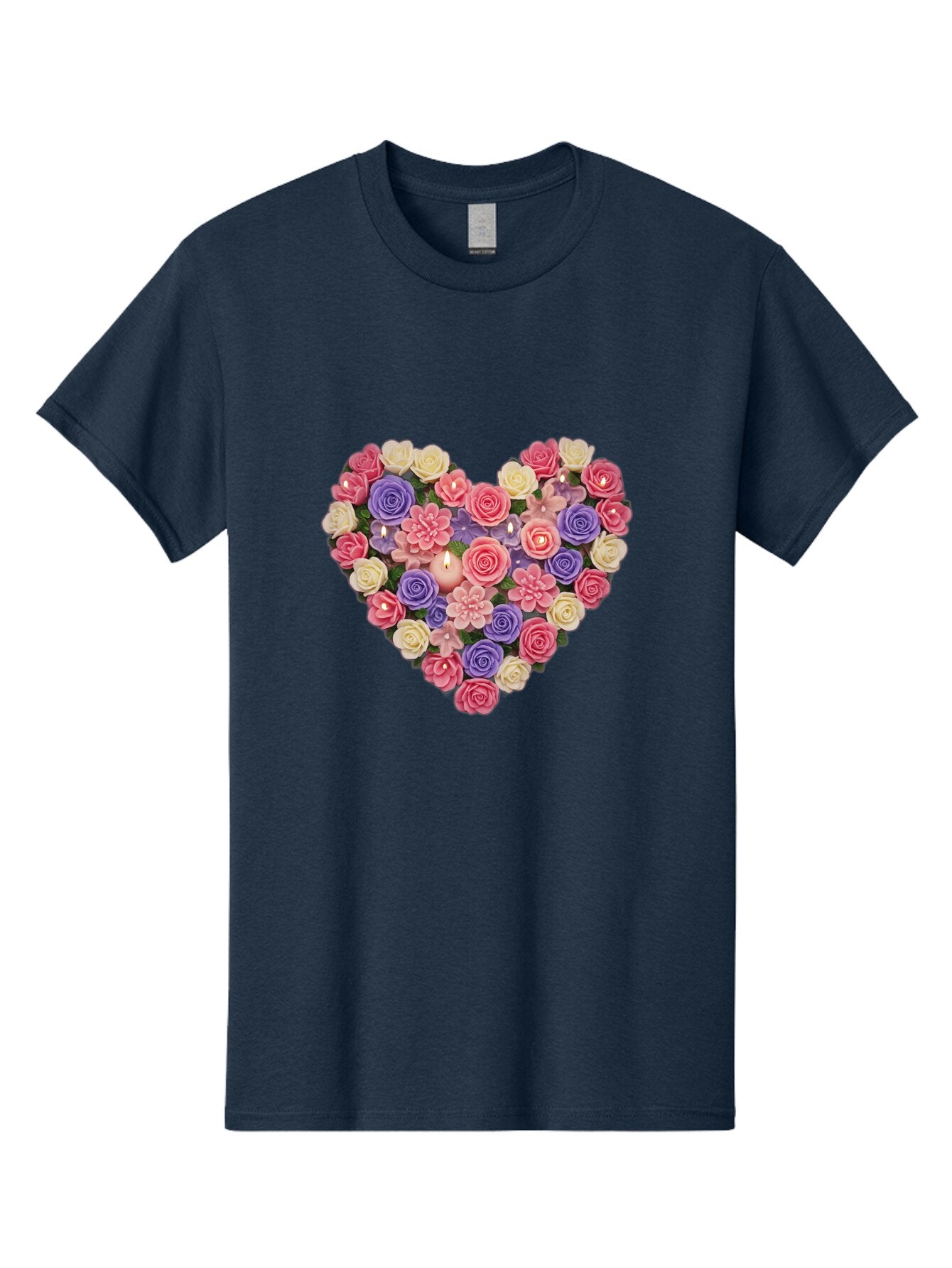 Heart-Shaped-Flowers Men'S Graphic Tee, 100% Cotton, Comfortable Casual Summer Wear, Machine Washable, Vintage Camera, Old Camera, Antique Camera, Black Camera, Classic Photography, Photography Equipment, Nostalgic Device, Film Camera, Bao529 5