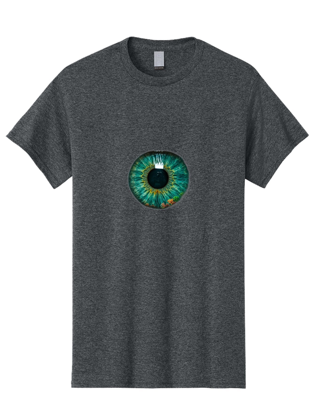 Human-Eye-Iris Men'S Graphic Tee, 100% Cotton, Comfortable Casual Summer Wear, Machine Washable, Vintage Camera, Old Camera, Antique Camera, Black Camera, Classic Photography, Photography Equipment, Nostalgic Device, Film Camera, Camera Art Bao536 5