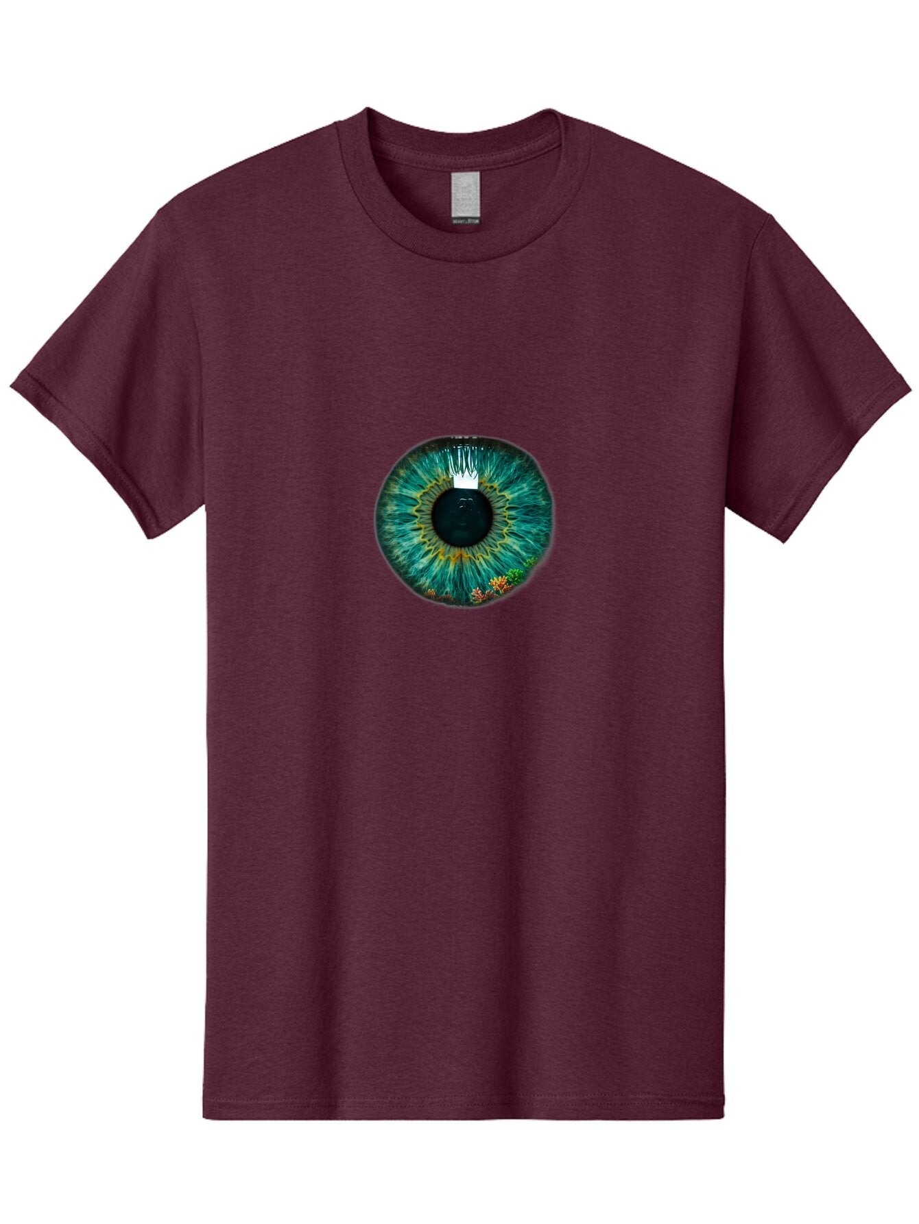 Human-Eye-Iris Men'S Graphic Tee, 100% Cotton, Comfortable Casual Summer Wear, Machine Washable, Vintage Camera, Old Camera, Antique Camera, Black Camera, Classic Photography, Photography Equipment, Nostalgic Device, Film Camera, Camera Art Bao536 7