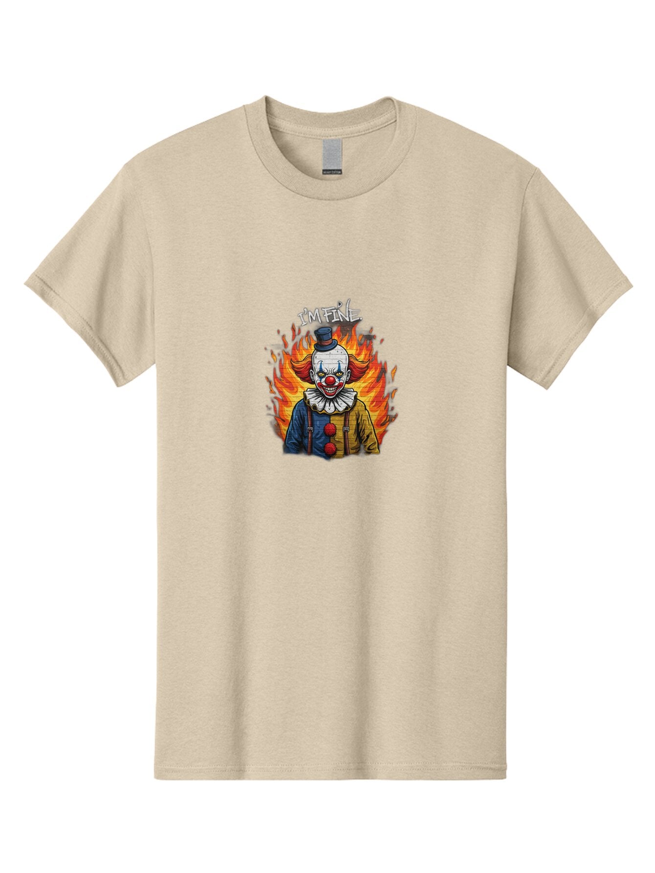 I-M-Fine-Clown-1 Men'S Graphic Tee, 100% Cotton, Comfortable Casual Summer Wear, Machine Washable, Vintage Camera, Old Camera, Antique Camera, Black Camera, Classic Photography, Photography Equipment, Nostalgic Device, Film Camera, Camera Art Bao539 4